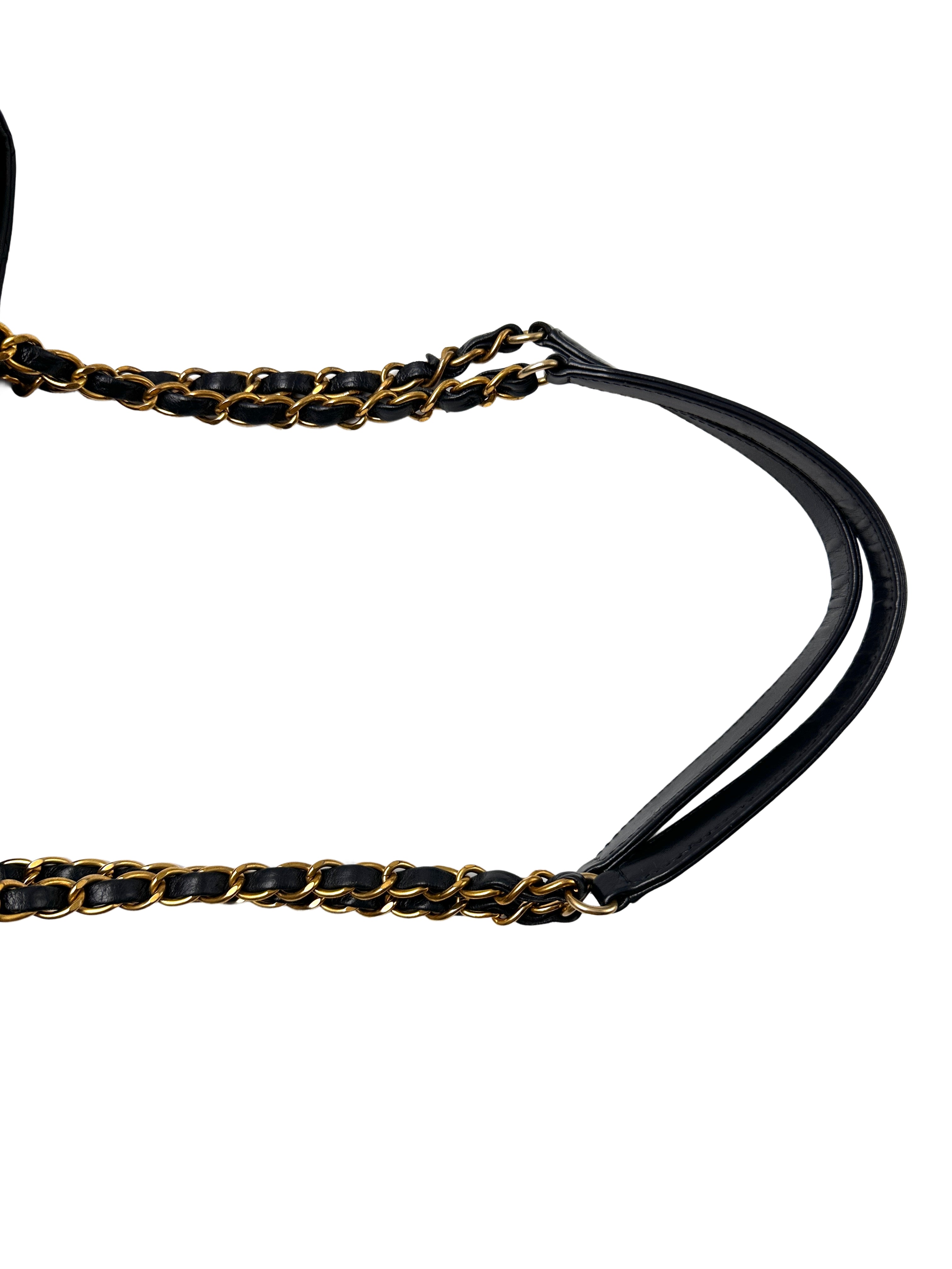 Chanel Vintage Lambskin Pin Tuck Tote bag