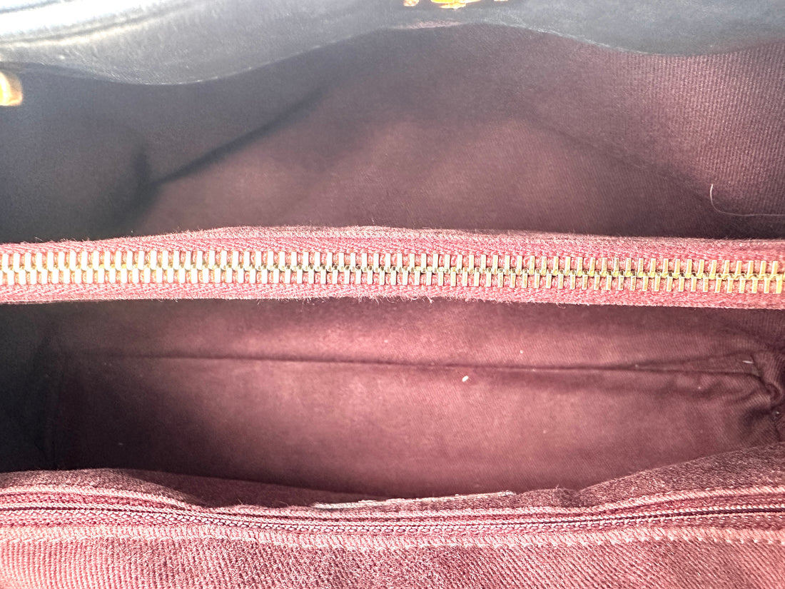 Chanel Vintage Lambskin Pin Tuck Tote bag