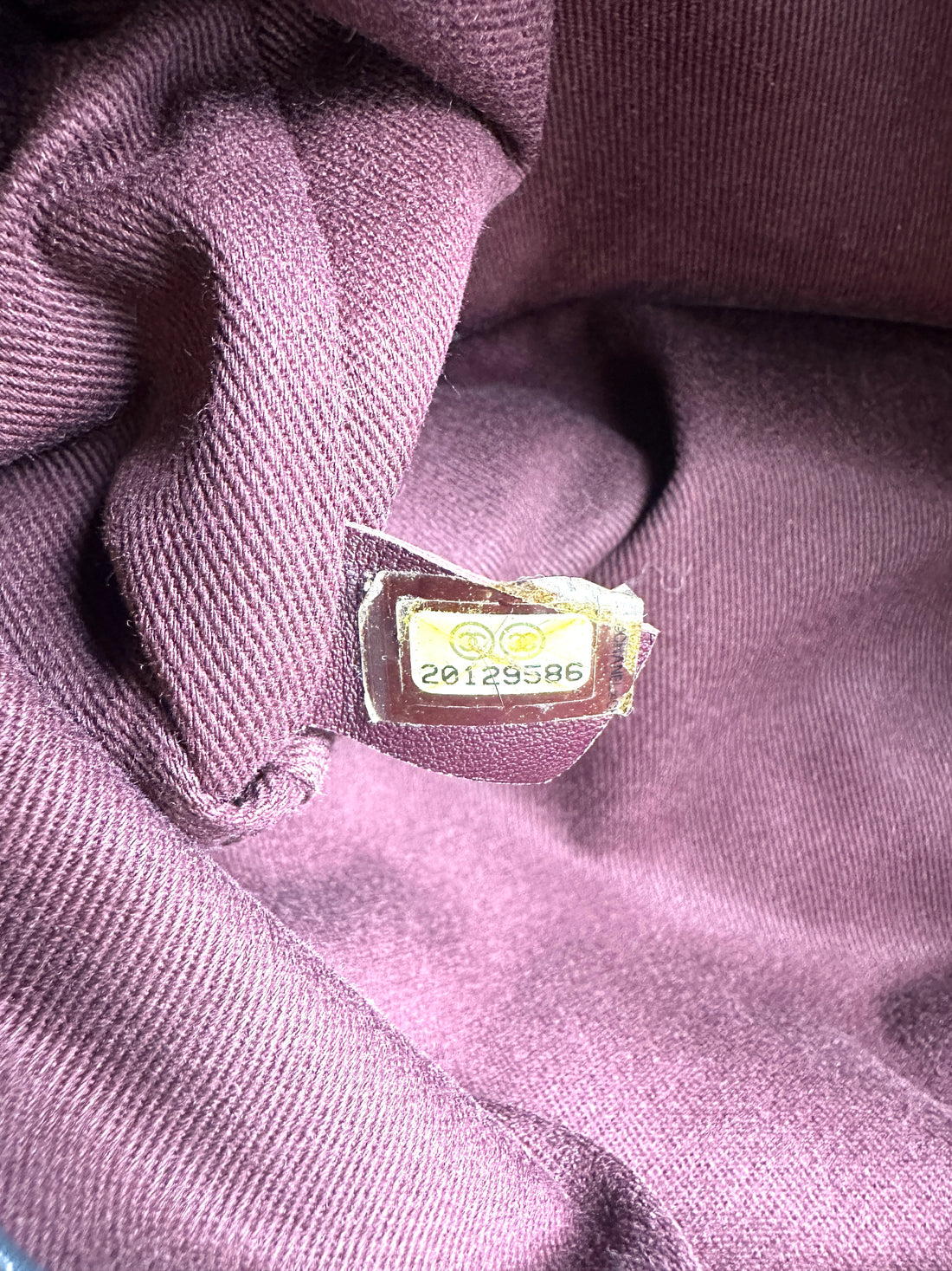 Chanel Vintage Lambskin Pin Tuck Tote bag