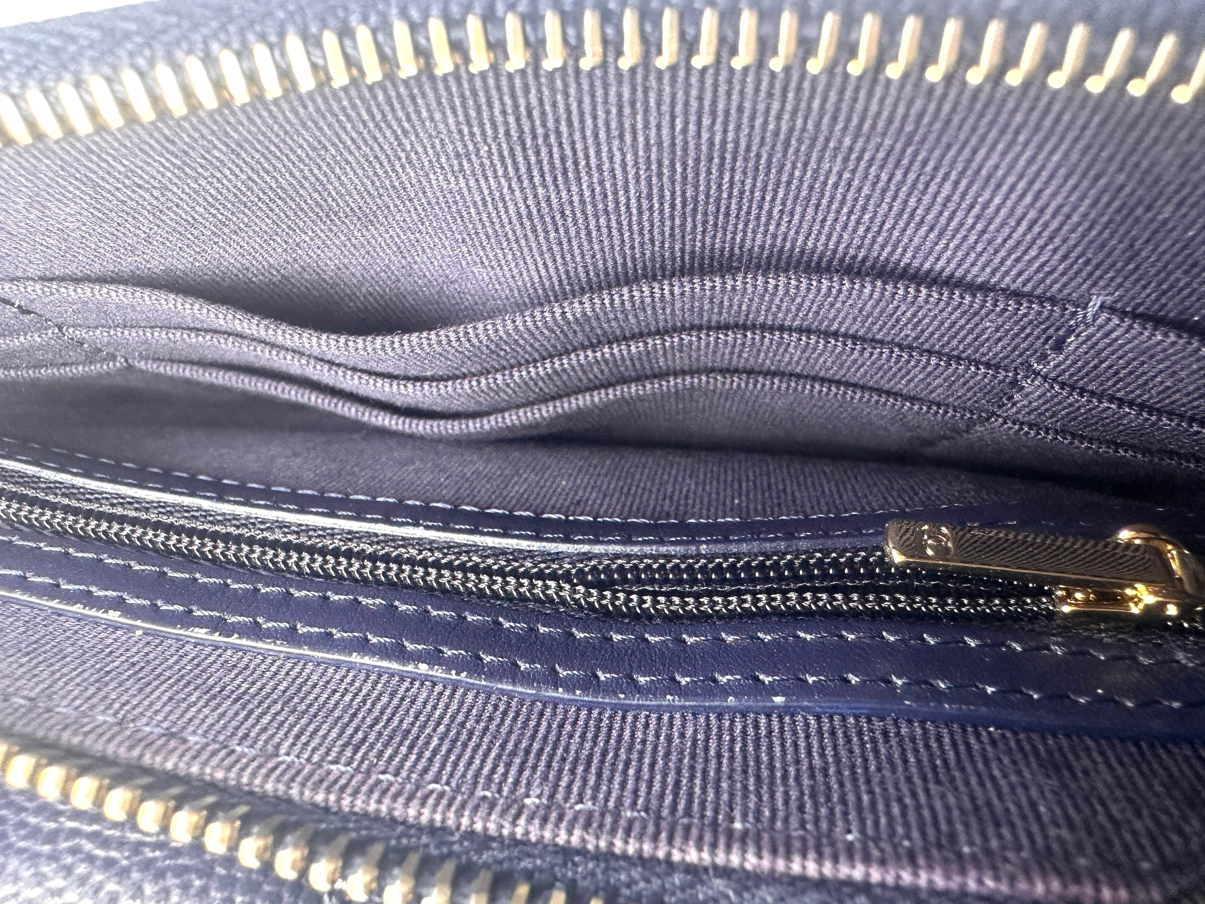 Chanel Caviar Quilted Flap Phone Holder with Chain