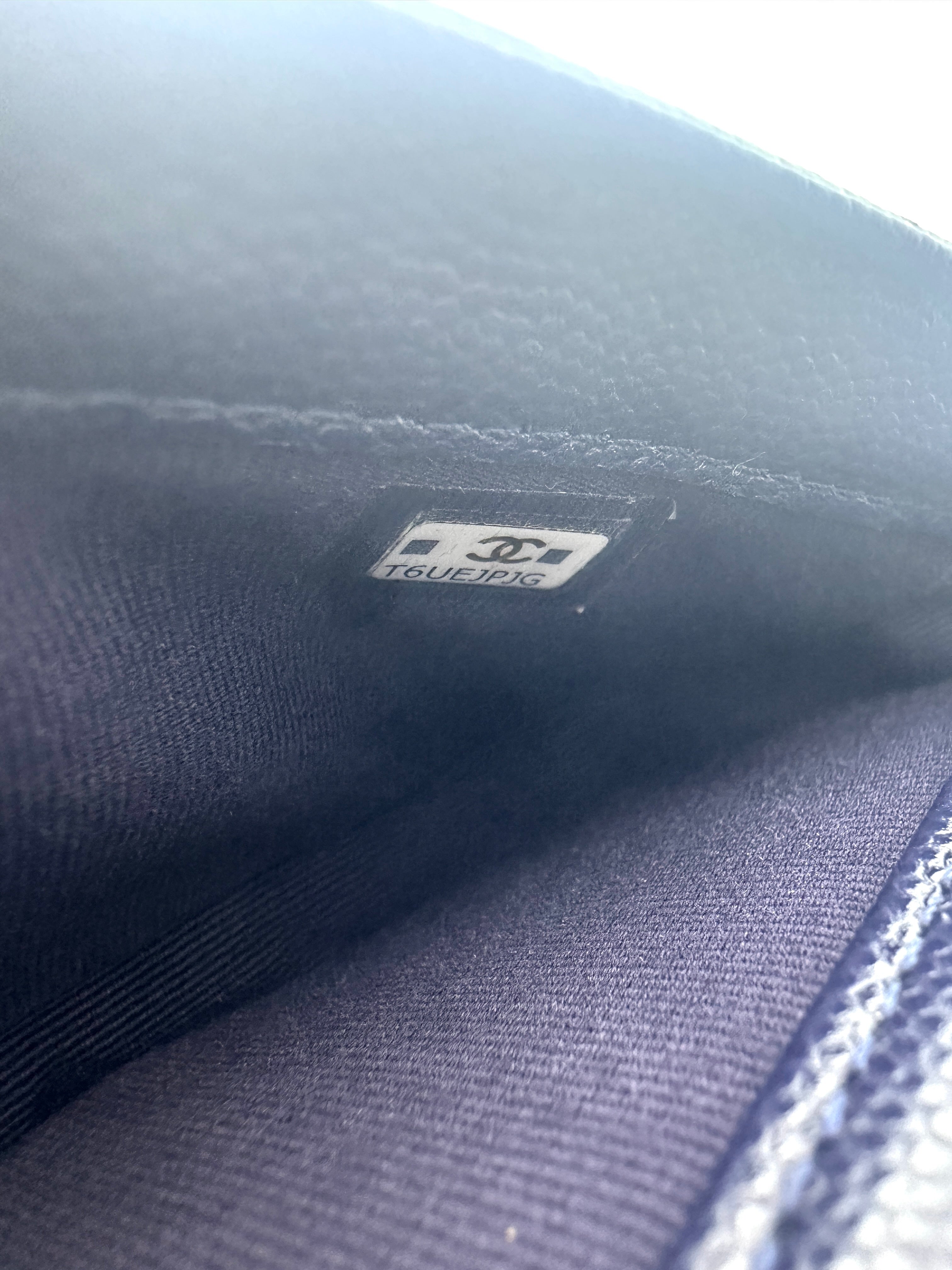 Chanel Caviar Quilted Flap Phone Holder with Chain