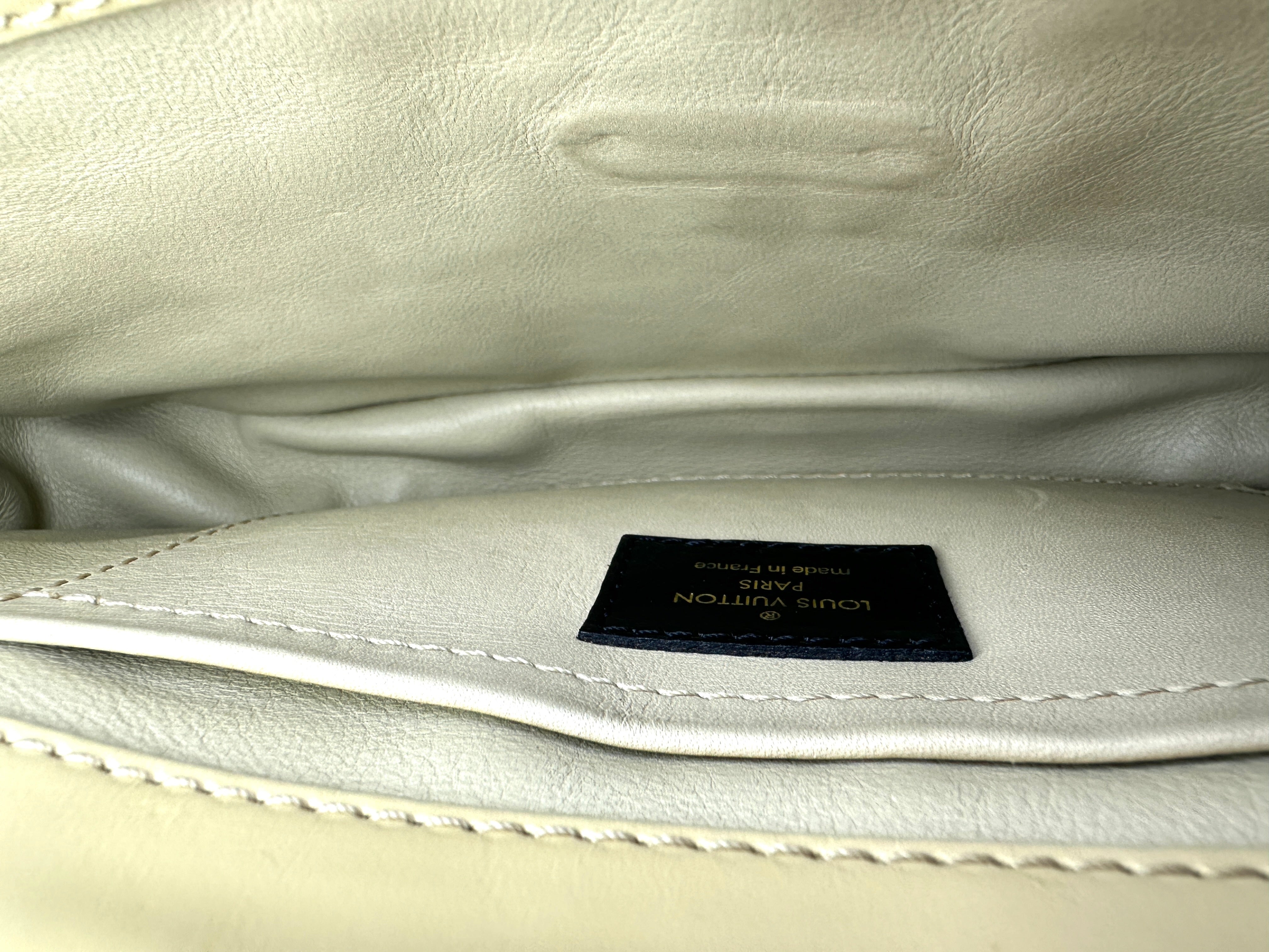Louis Vuitton Monogram Charms Velvet Chains Pochette Rabat Bag