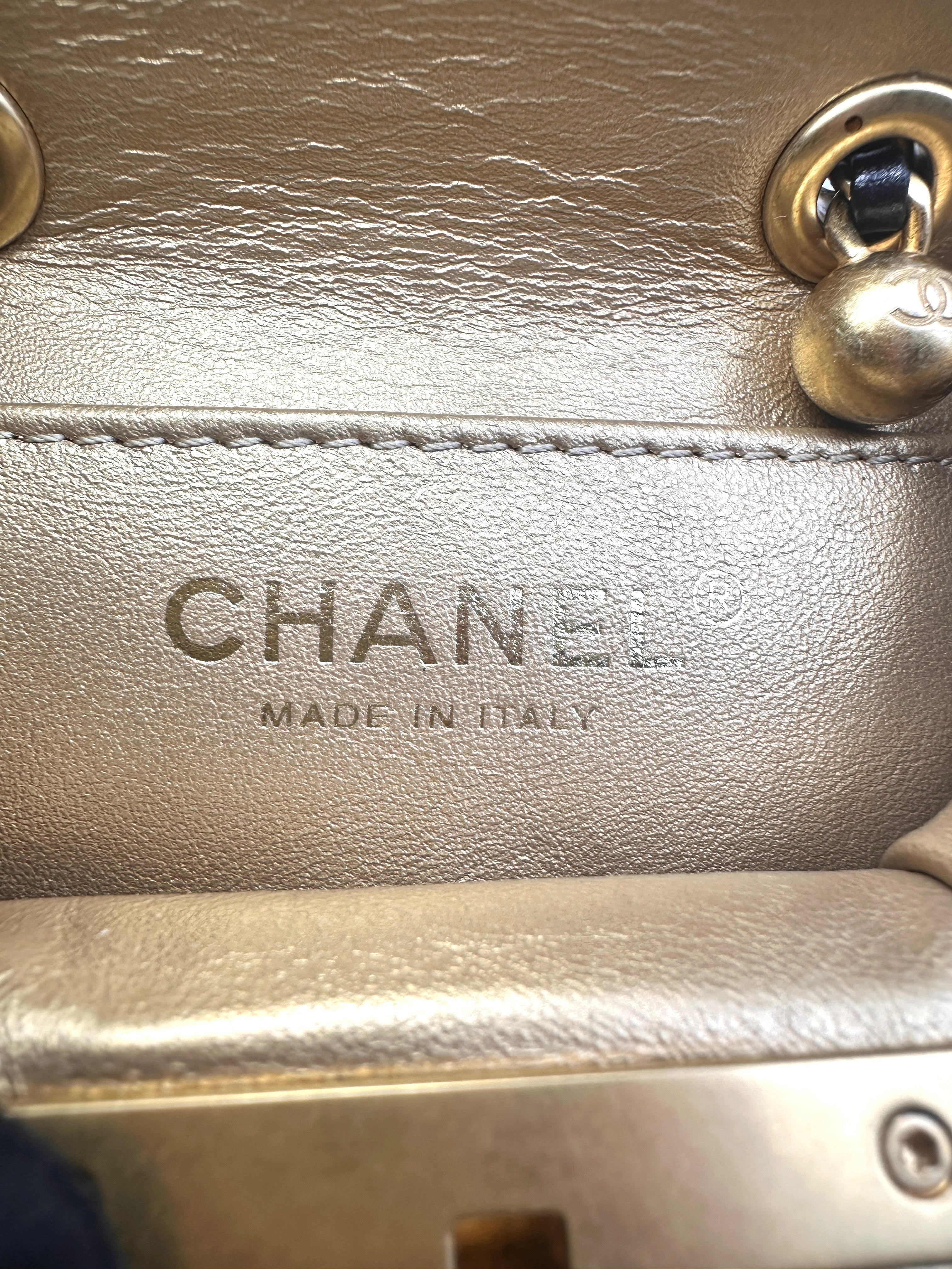 Chanel Black Quilted Leather WIth Kiss Lock My Crush Chain Shoulder Bag