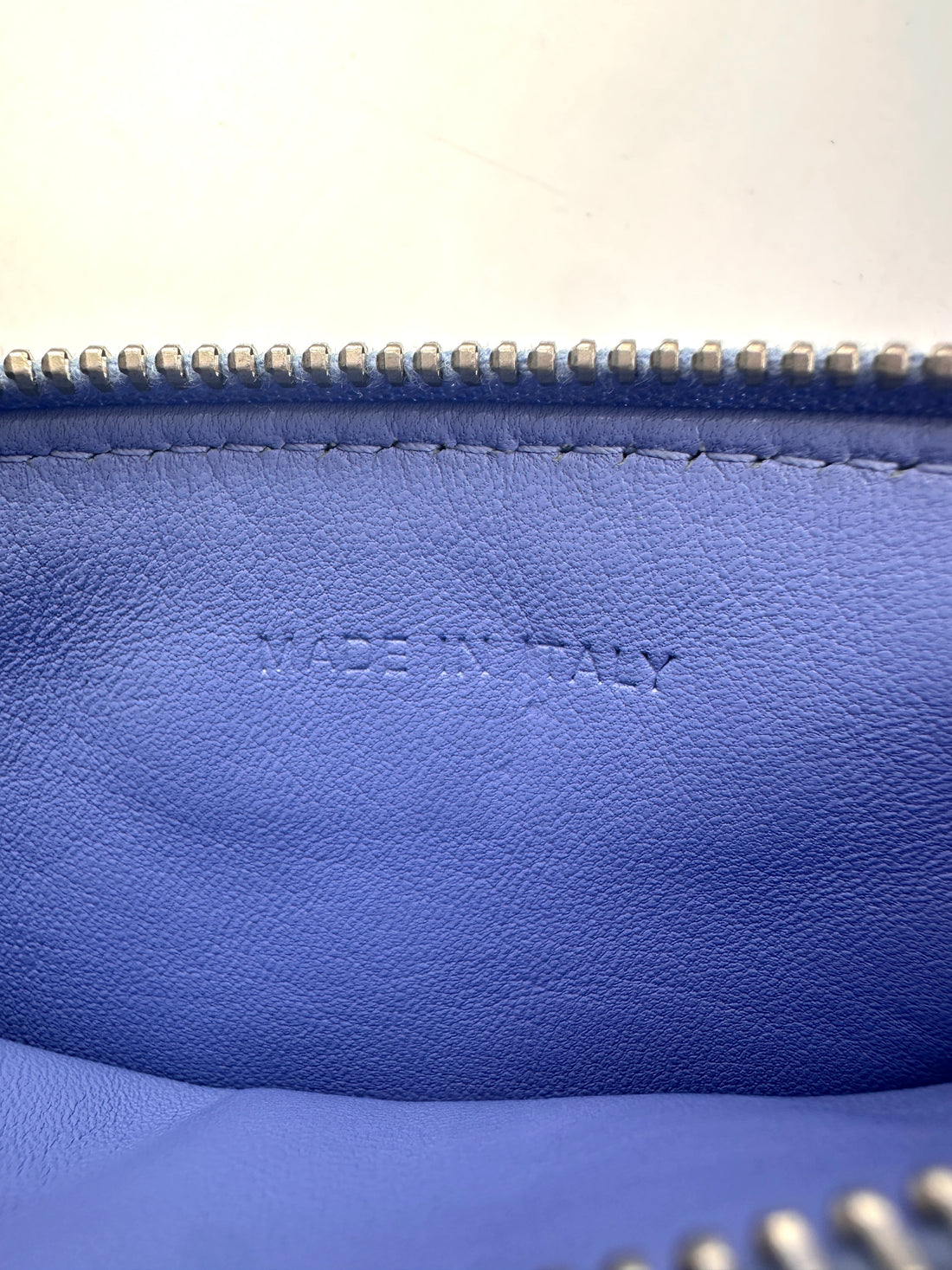 Christian Dior Blue Cannage Leather Handle Bag with Pouch