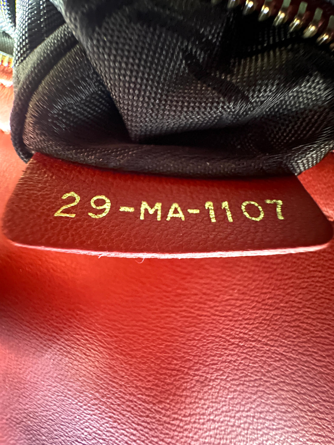 Christian Dior Lady Dior Red Cannage Handle Bag with Charms