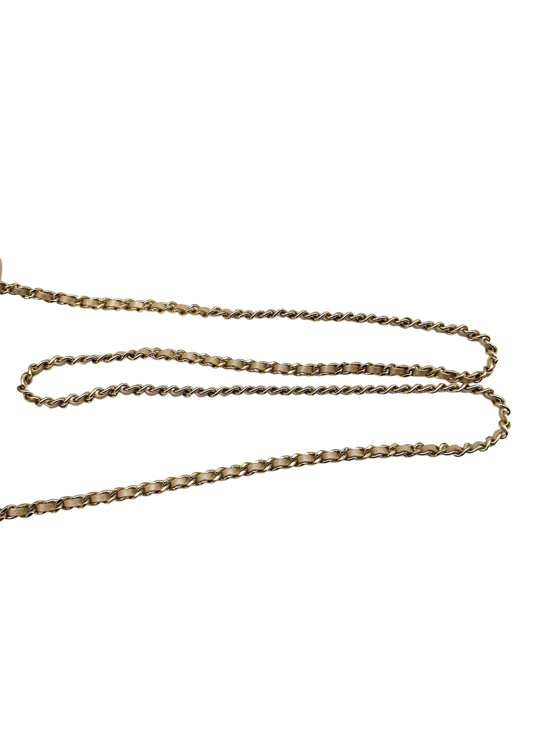 Chanel V For Victory Champagne Mini Flap Crossbody Bag Gold