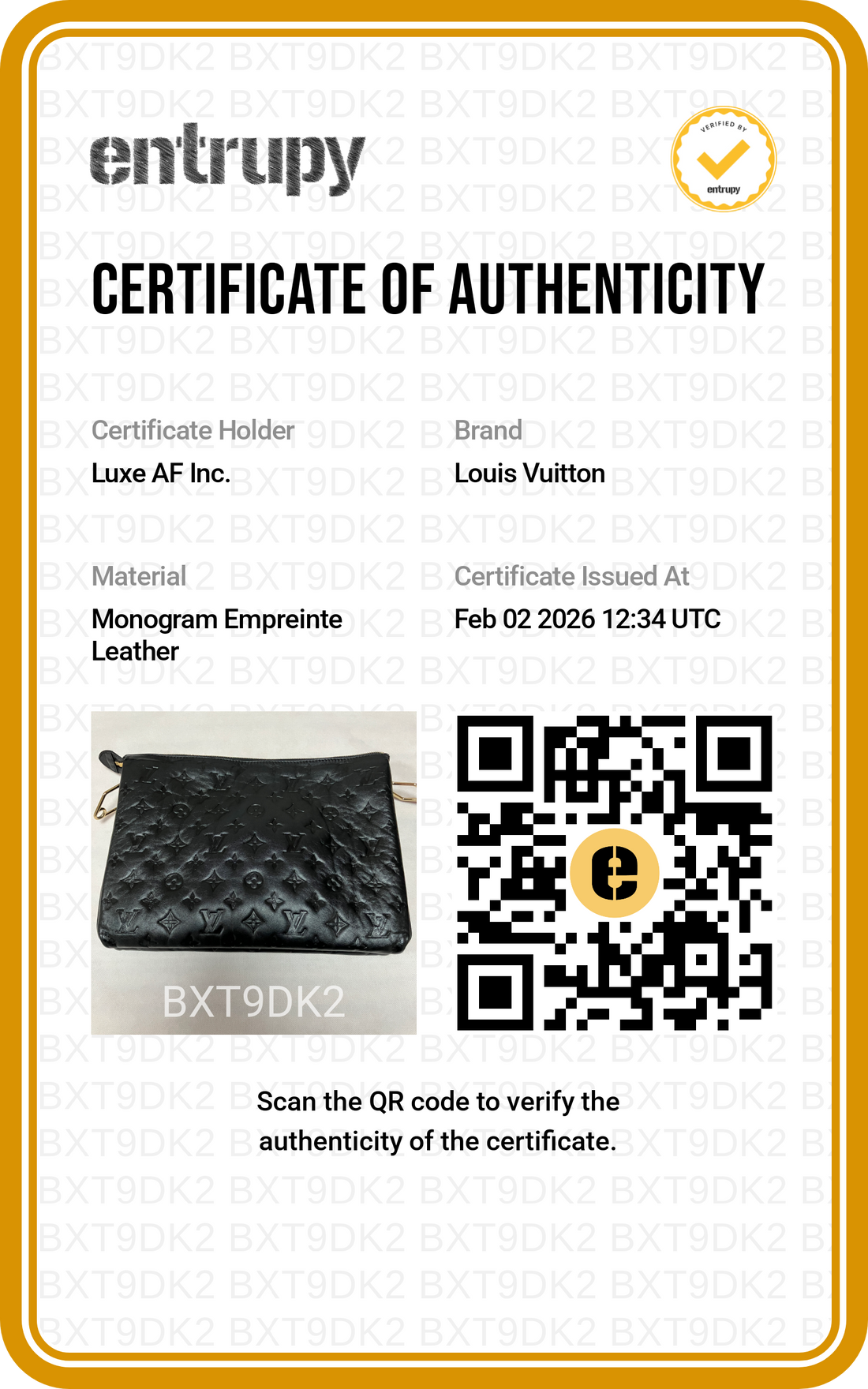 Louis Vuitton Coussin Black Monogram Leather Crossbody Bag