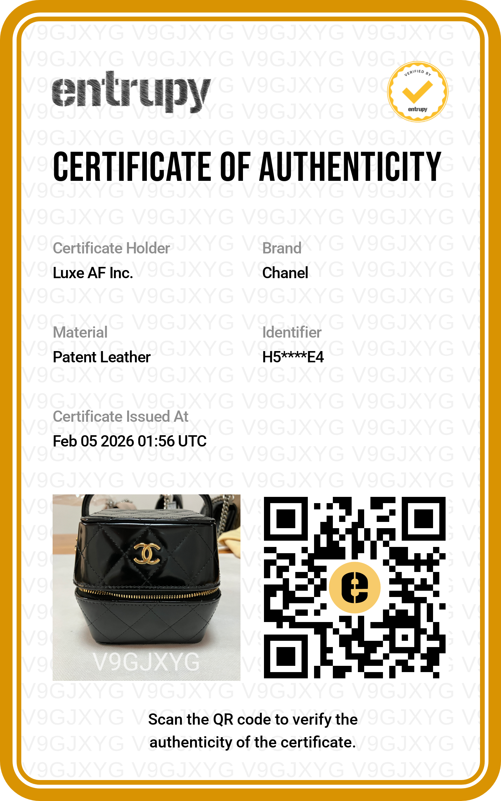 Chanel 25A Metiers d'Art Handle Vanity Case