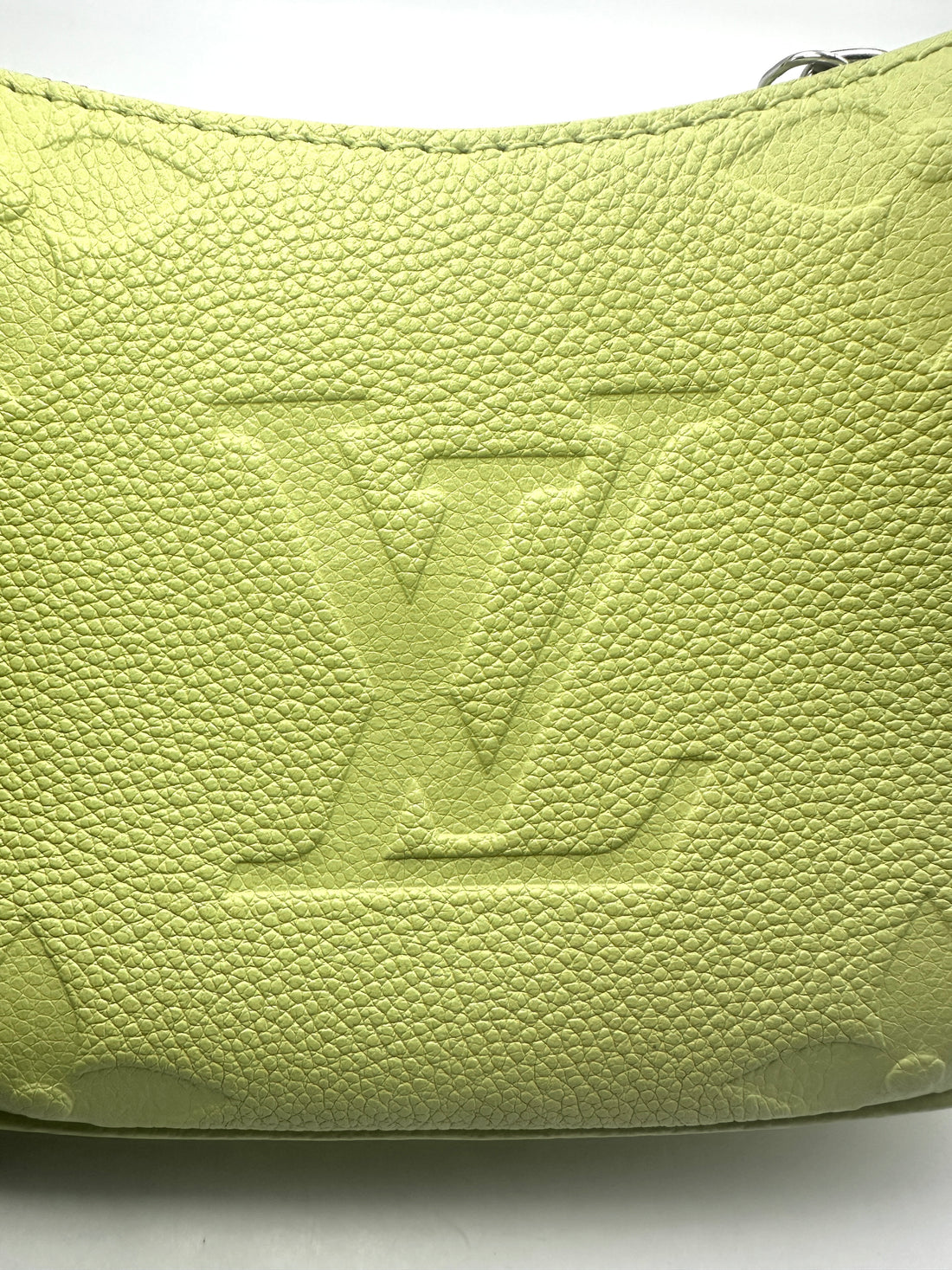 Louis Vuitton Mini Moon Vert Noto Monogram Empreinte Leather Handle Bag