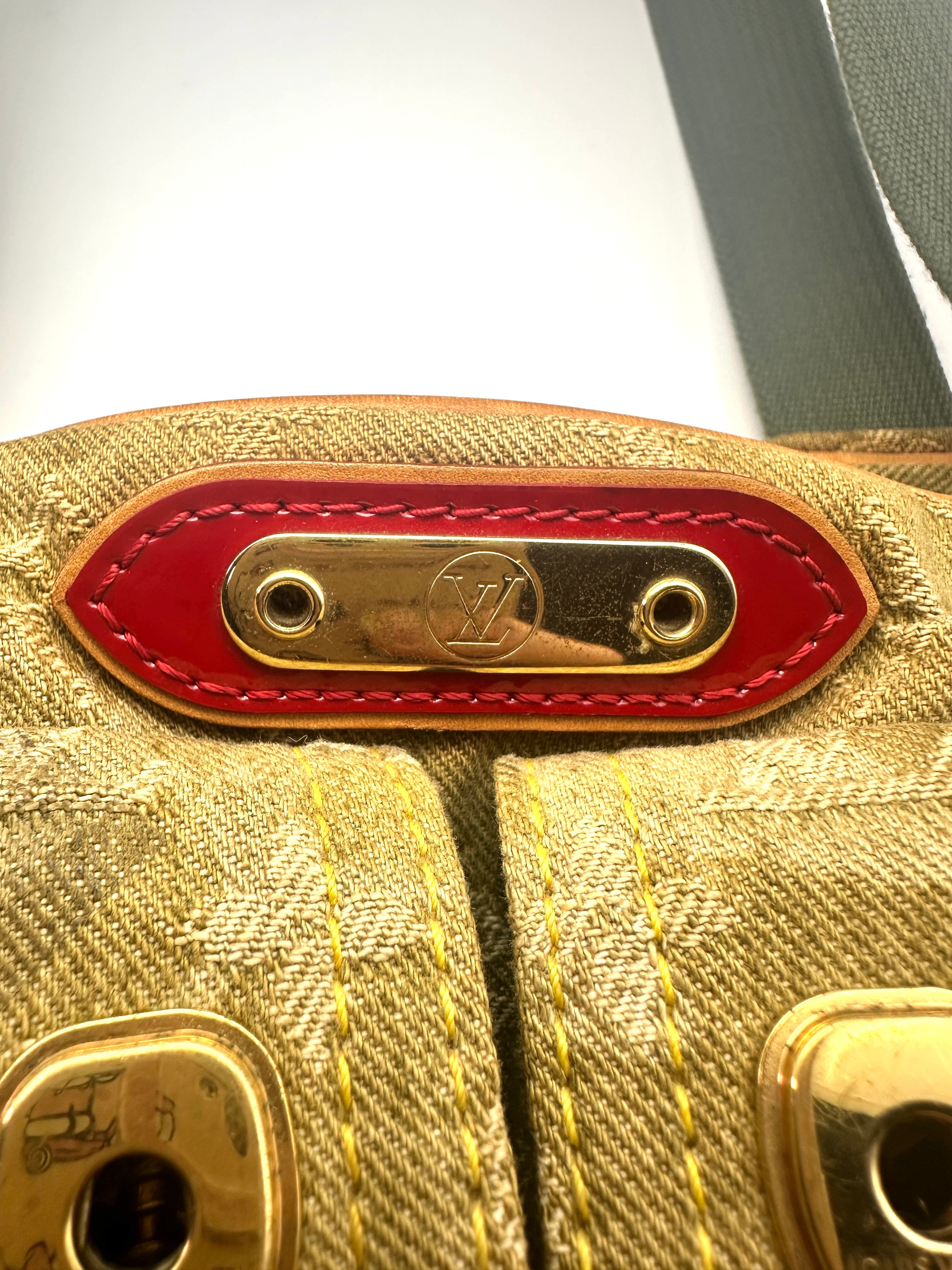 Louis Vuitton x Takashi Murakami Monogramouflage Denim Jasmine Handle Bag