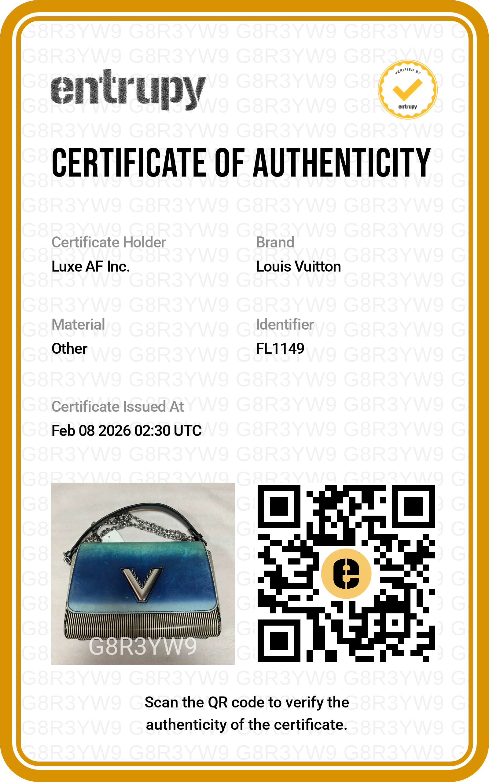 Louis Vuitton Twist Gradient Blue Epi Striped Leather Shoulder Bag