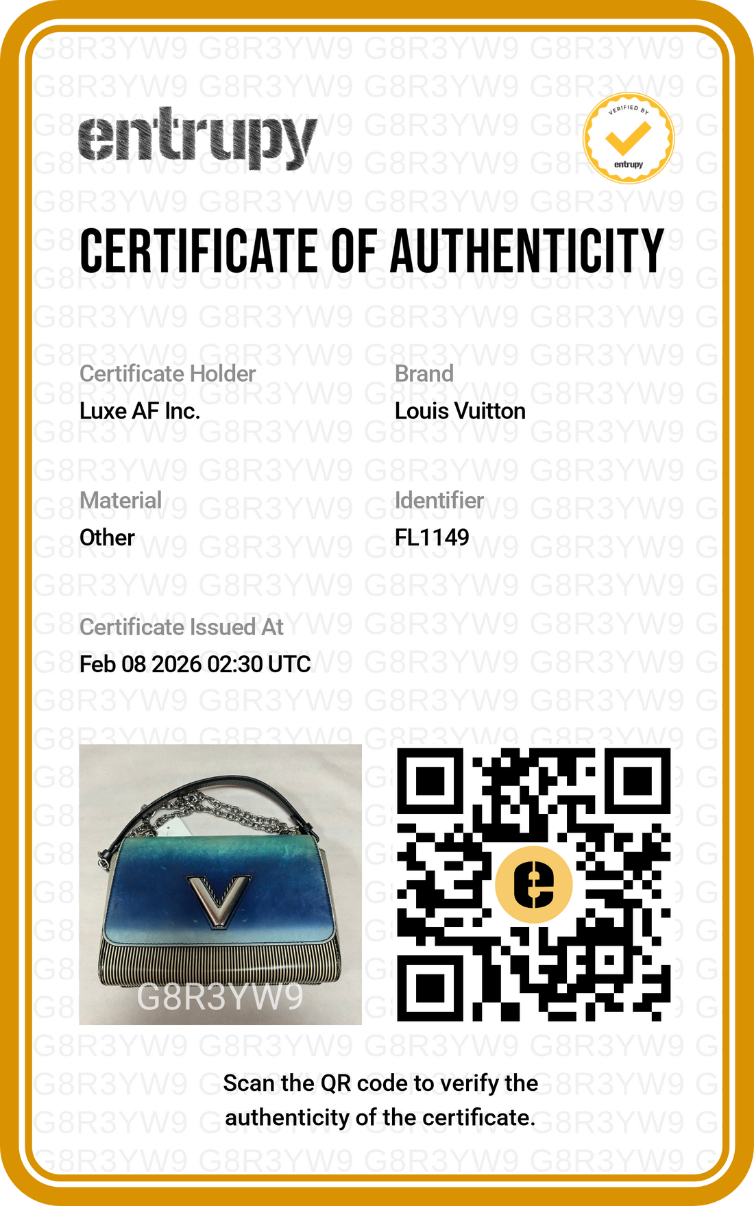 Louis Vuitton Twist Gradient Blue Epi Striped Leather Shoulder Bag