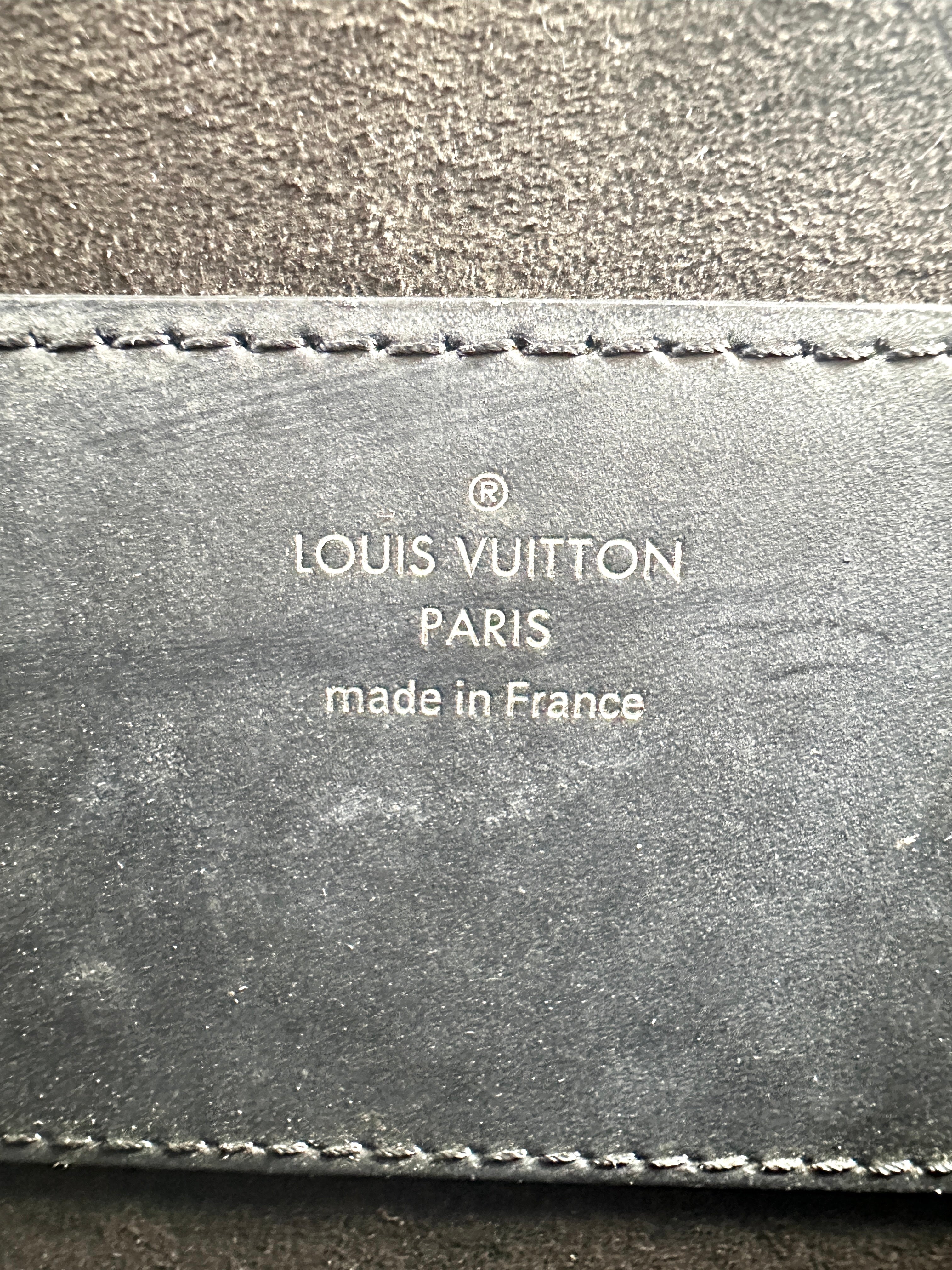Louis Vuitton Twist Gradient Blue Epi Striped Leather Shoulder Bag