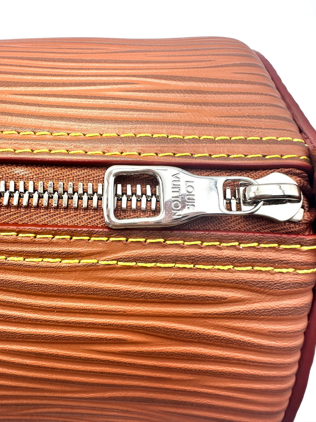 Louis Vuitton Papillon Brown Epi Leather Shoulder Bag
