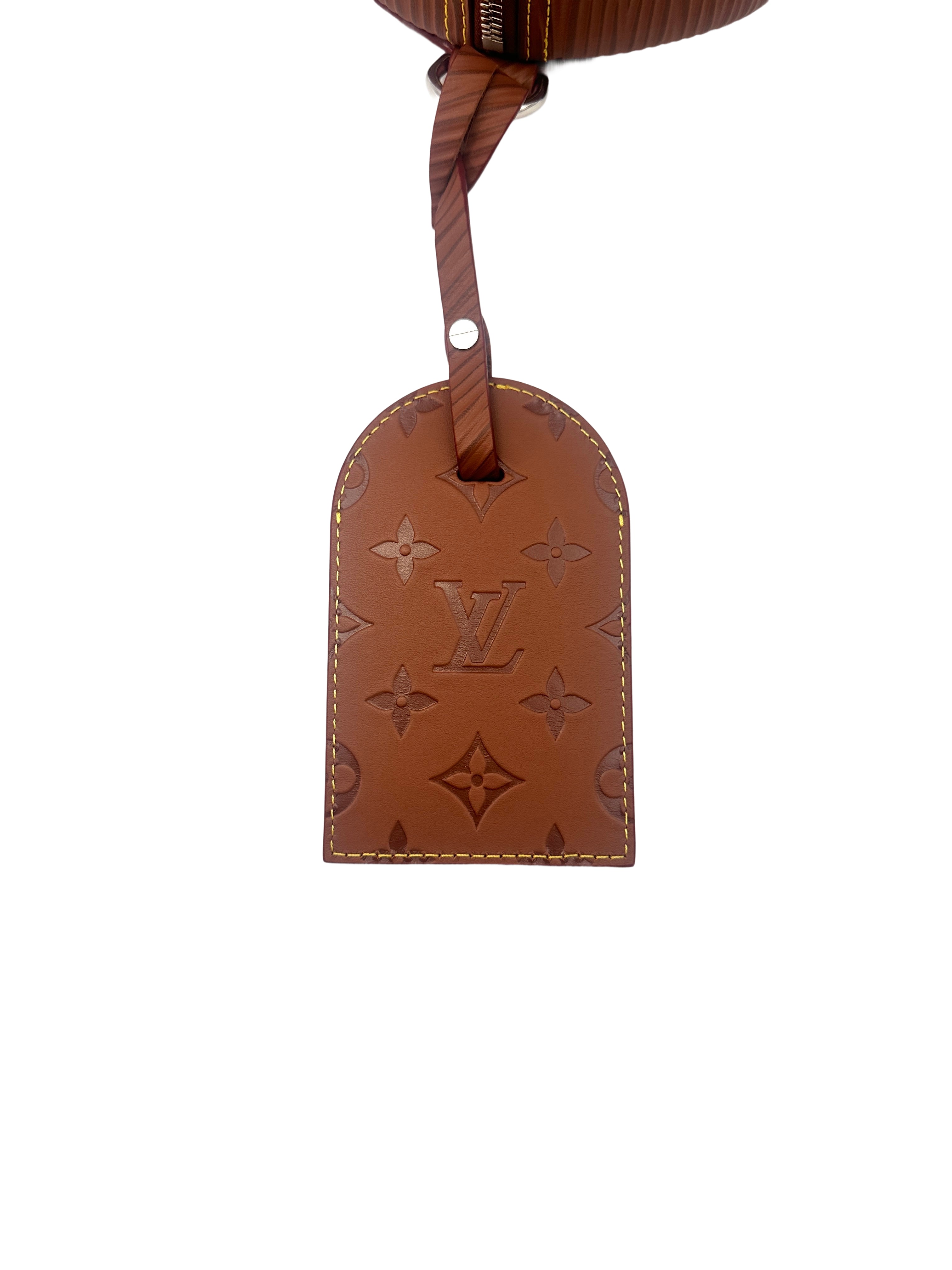 Louis Vuitton Papillon Brown Epi Leather Shoulder Bag