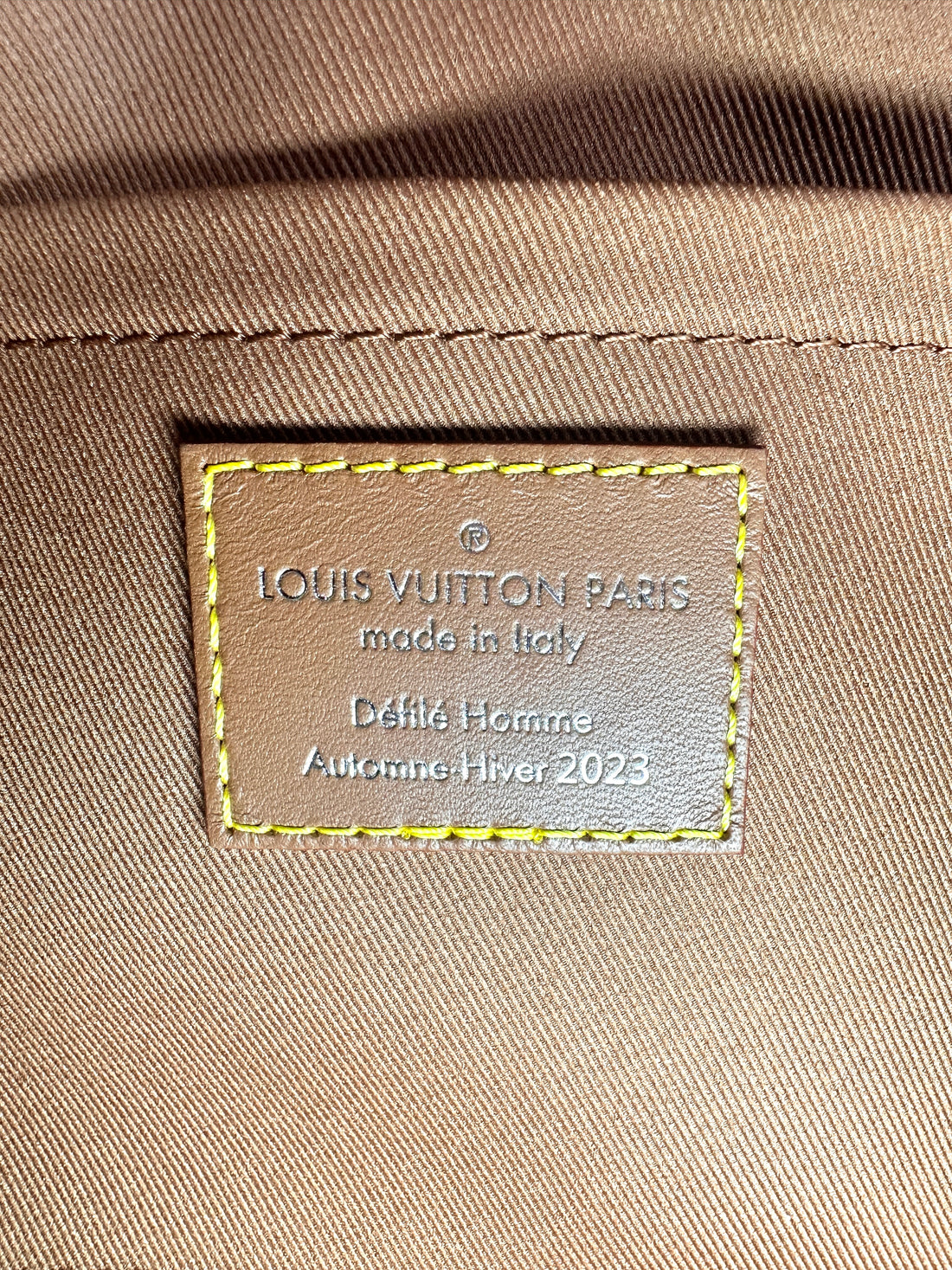 Louis Vuitton Papillon Brown Epi Leather Shoulder Bag