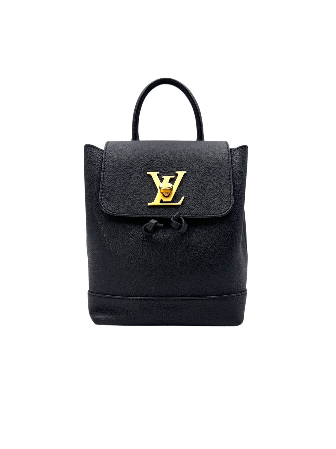 Louis Vuitton Lockme Black Taurillon Leather Backpack