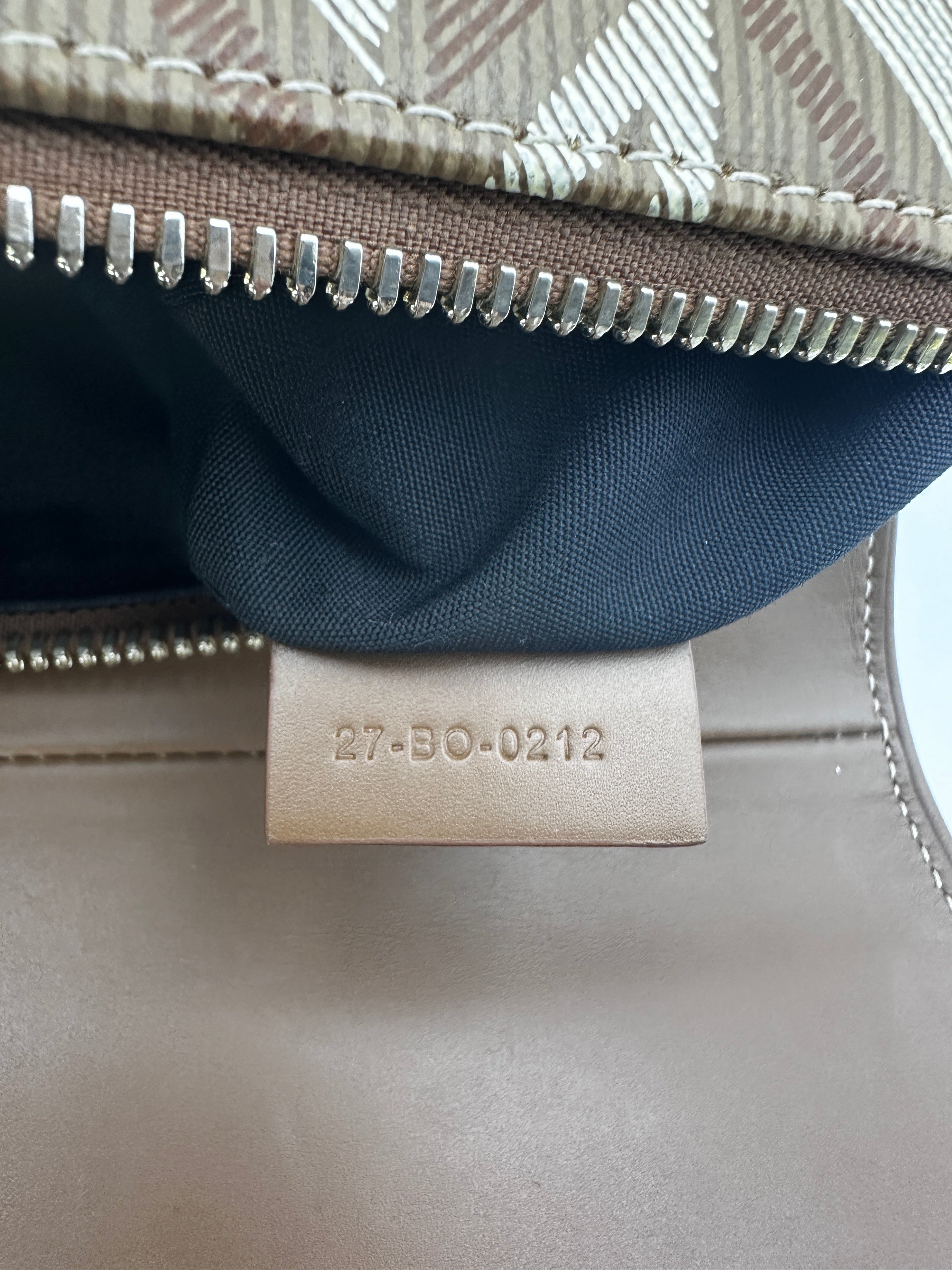 Christian Dior CD Diamond Brown Leather Saddle Bag