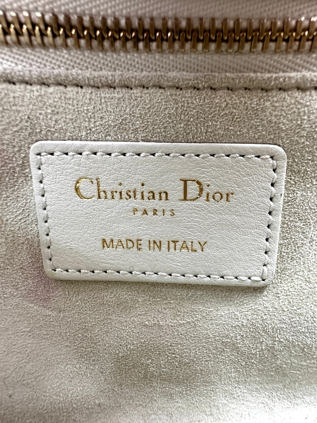 Christian Dior Lady Dior Dioramour Limited Edition Cannage Handle Bag With Gold Charms