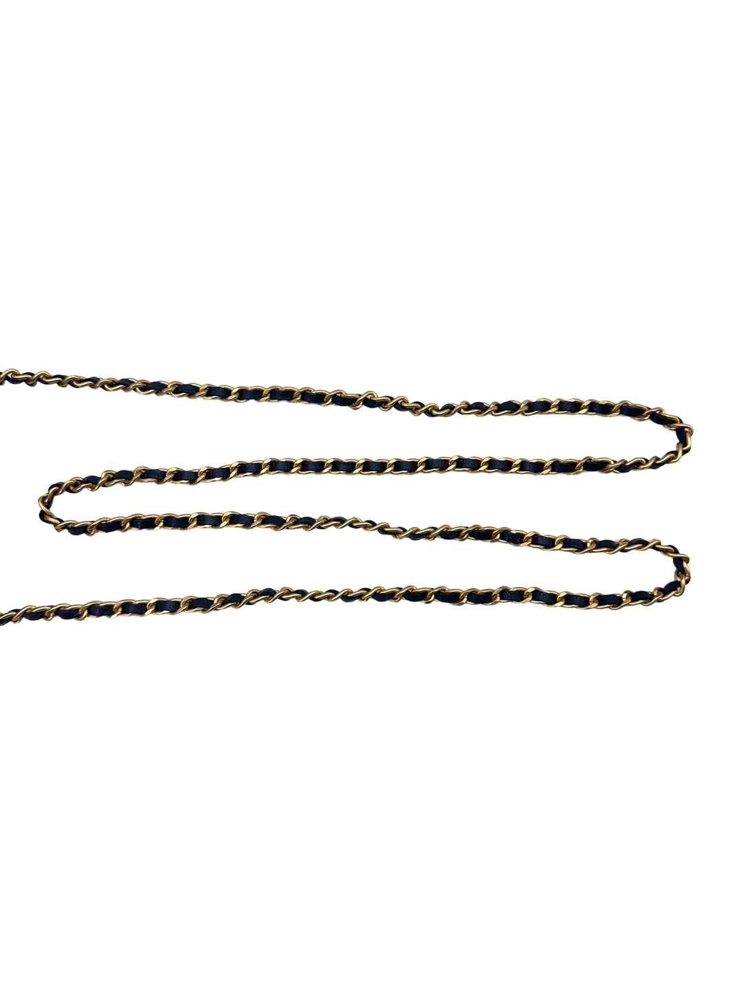 Chanel Chic Pearls Navy Quilted Leather Round Clutch