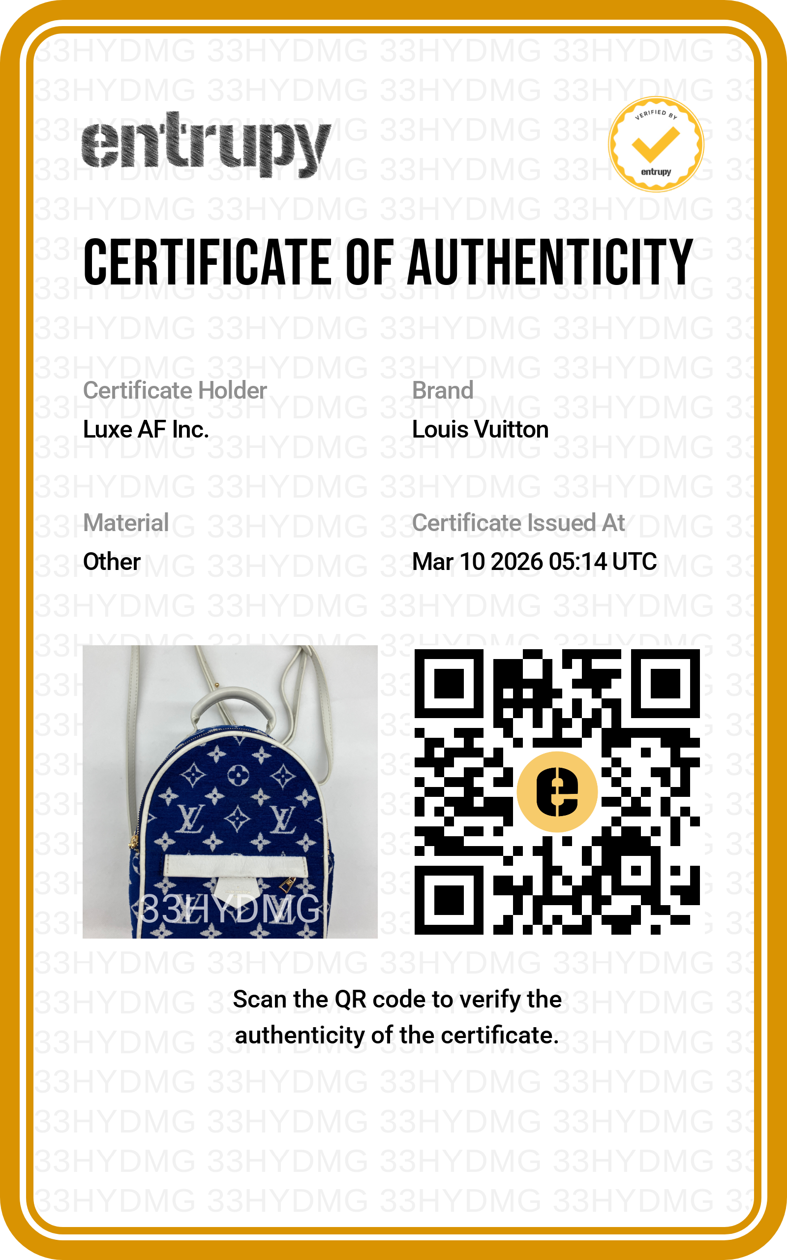 Louis Vuitton Palm Springs Mini Jacquard Velvet Backpack