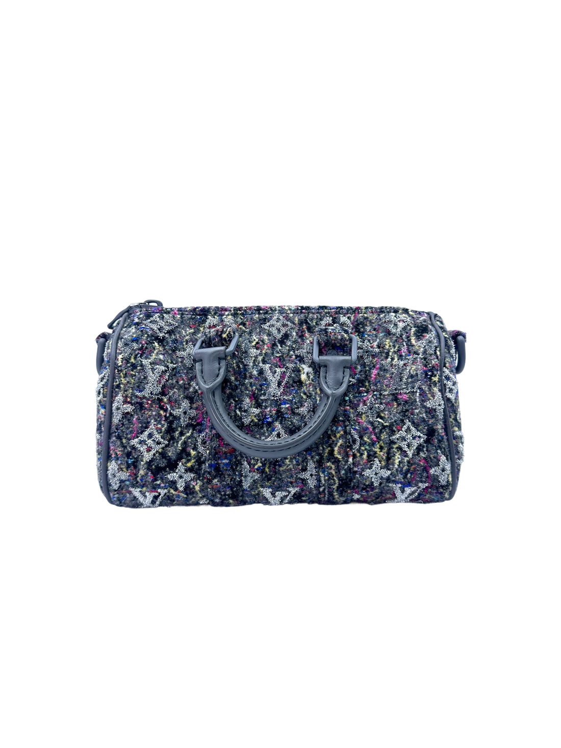 Louis Vuitton Winter 2021 Keepall XS Multicolor Monogram Felt Handle Bag