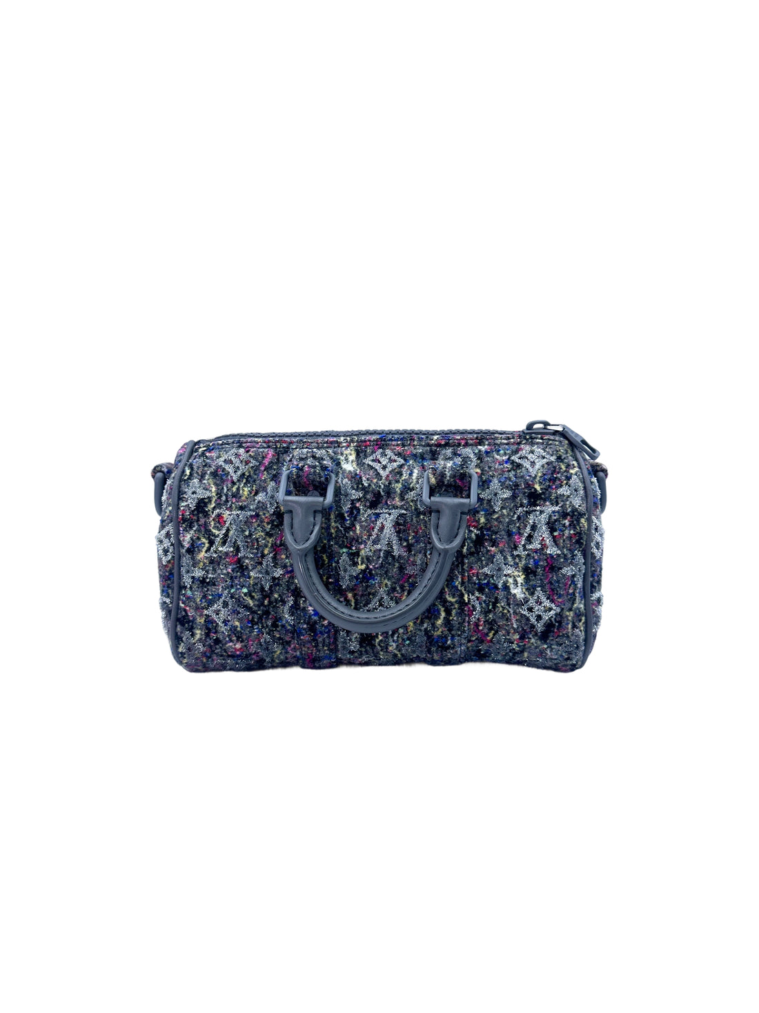 Louis Vuitton Winter 2021 Keepall XS Multicolor Monogram Felt Handle Bag