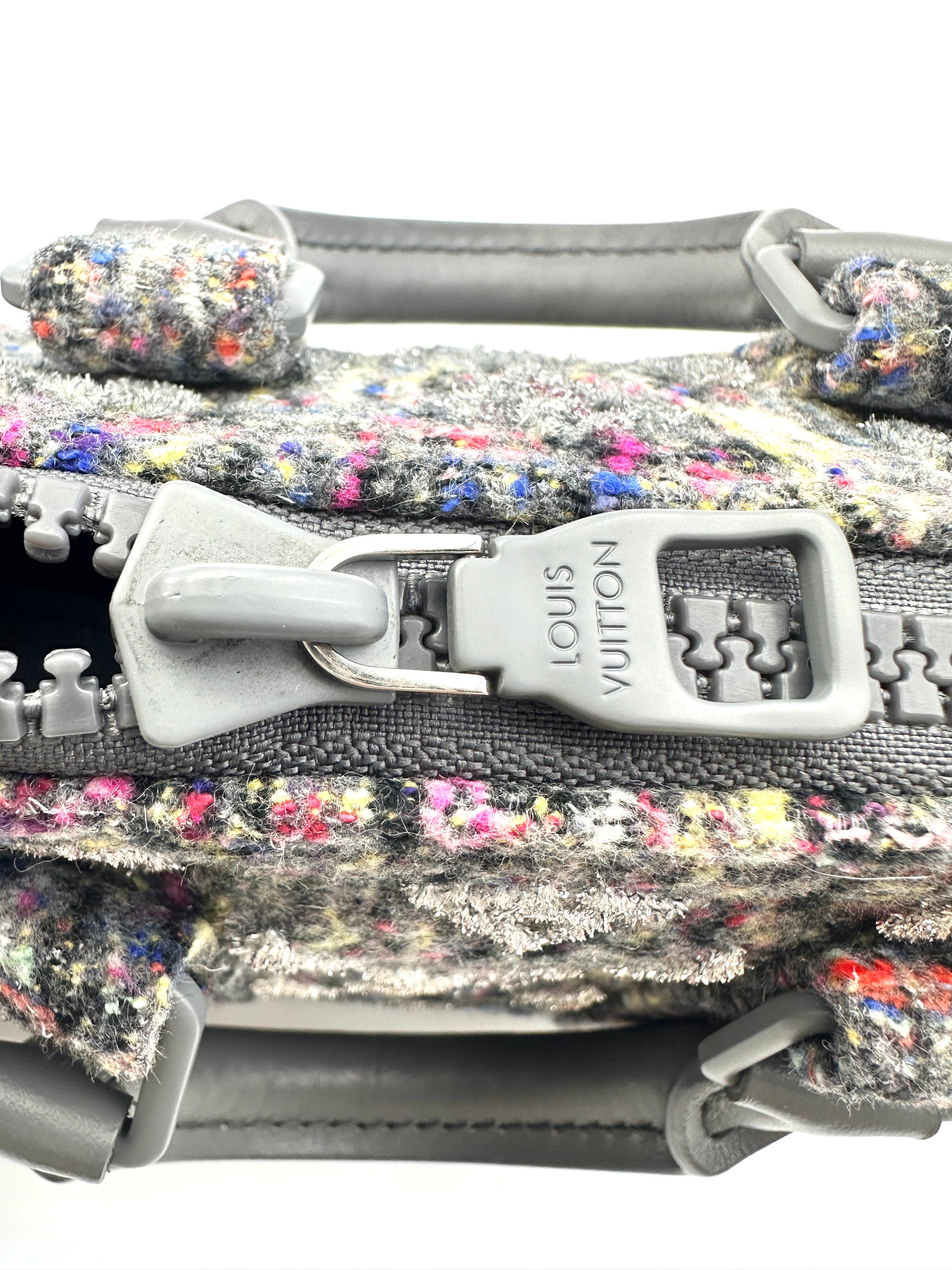 Louis Vuitton Winter 2021 Keepall XS Multicolor Monogram Felt Handle Bag