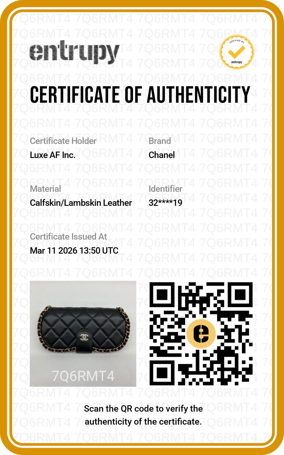 Chanel 22P Chain Glasses Case Bag