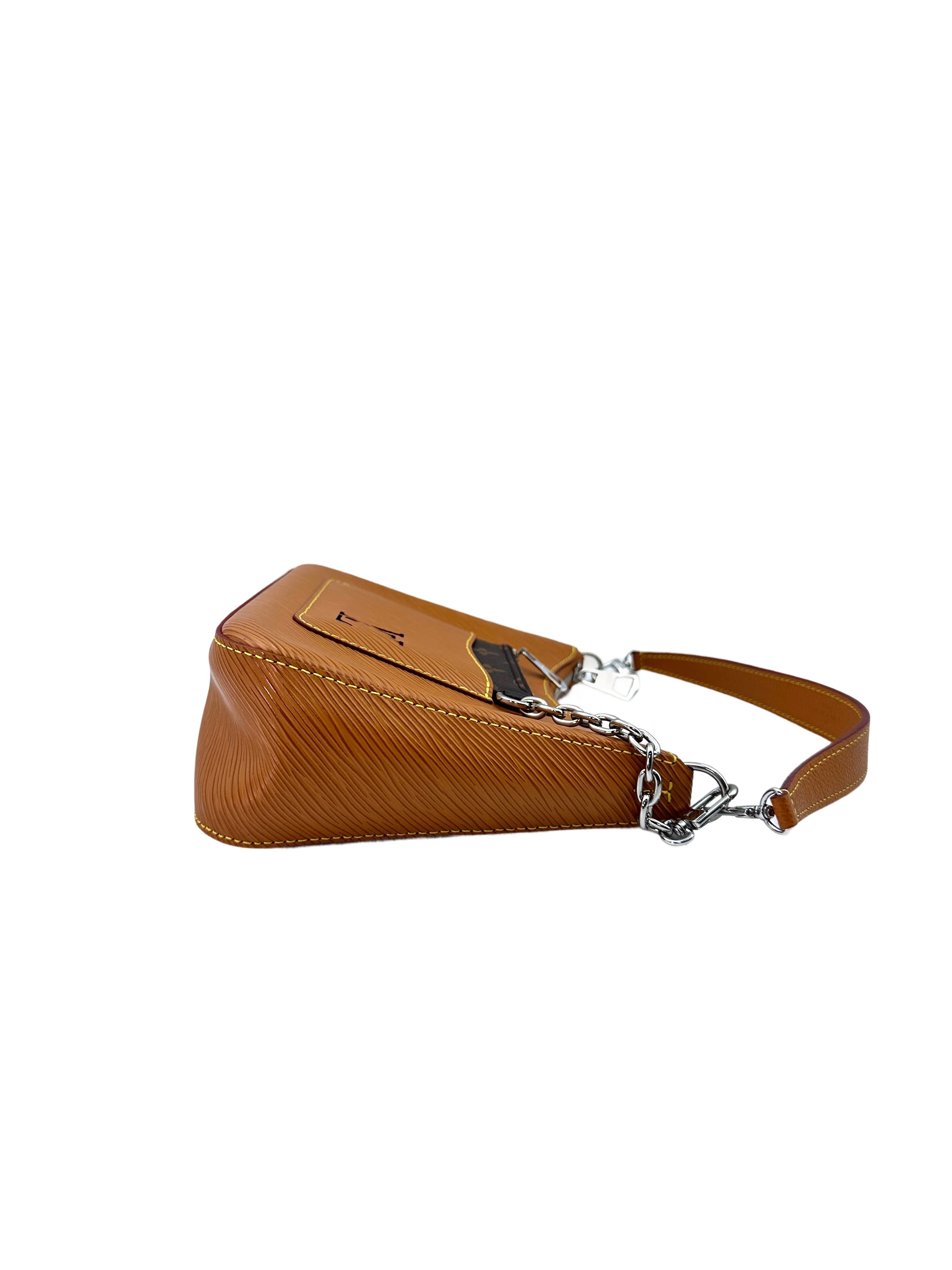 Louis Vuitton Marelle Caramel Epi Leather Shoulder Bag
