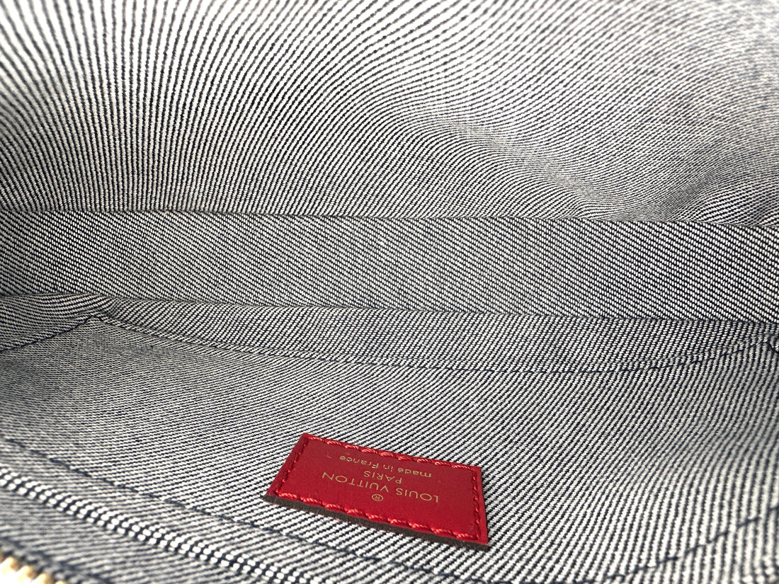 Louis Vuitton Blue Monogram Denim Patchwork Multi Pochette Accessories