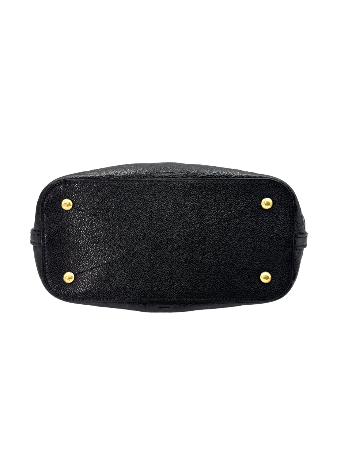 Louis Vuitton Mazarine Black Monogram Empreinte Leather Handle Bag