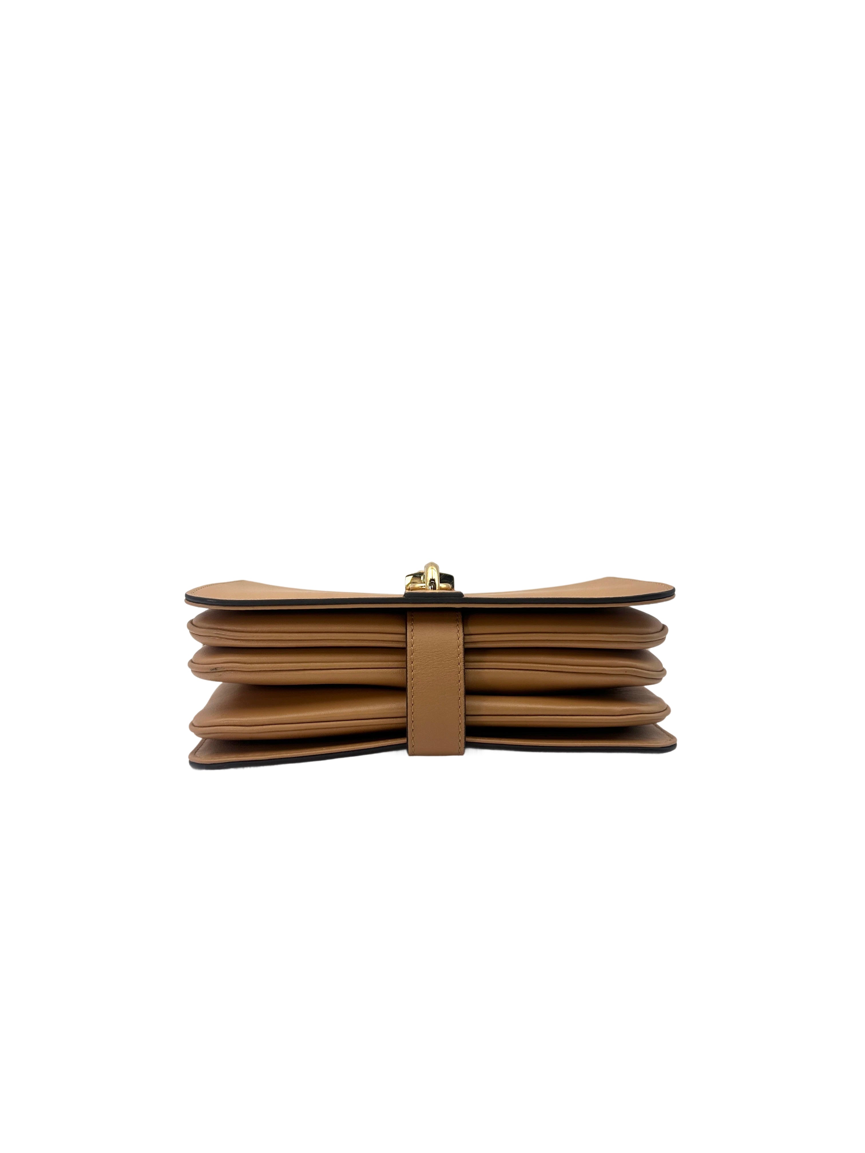 Louis Vuitton Rendez-Vous Camel Leather Shoulder Bag