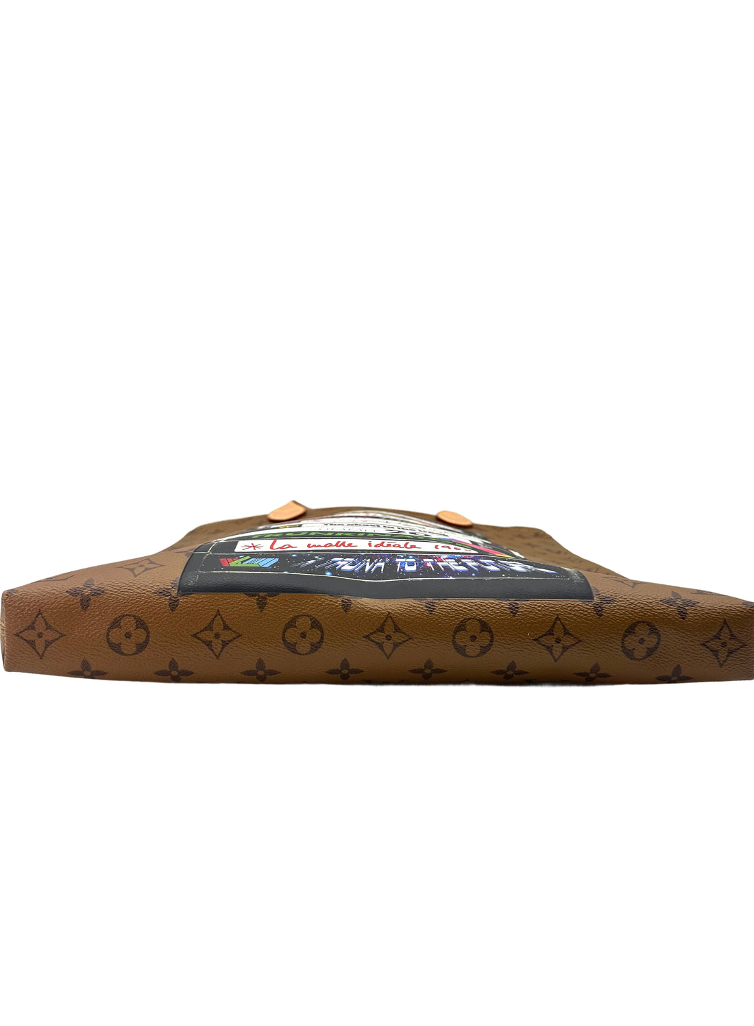 Louis Vuitton Carry It Monogram Reverse Video Print Tote Handle Bag