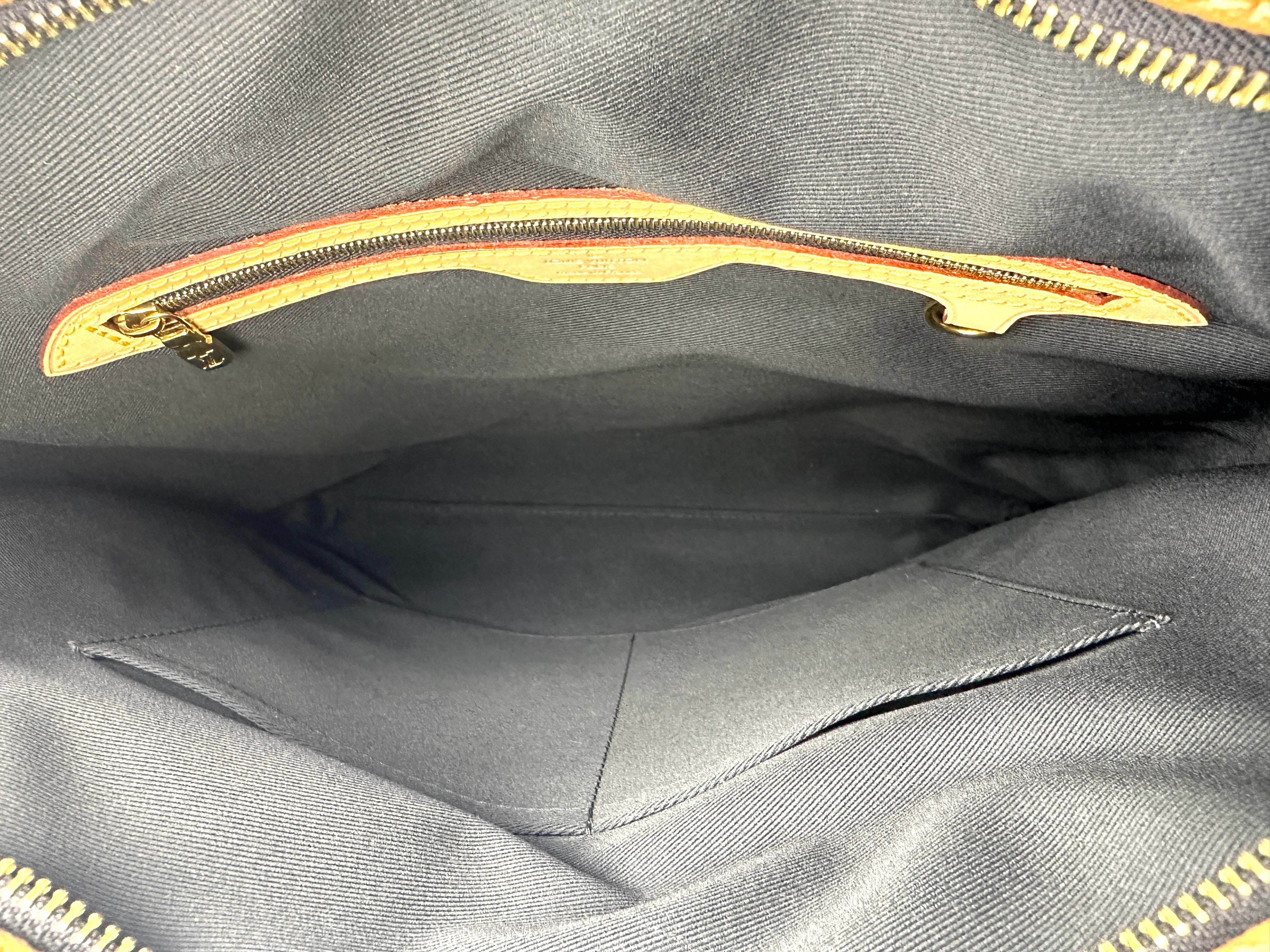 Louis Vuitton Carry It Monogram Reverse Video Print Tote Handle Bag