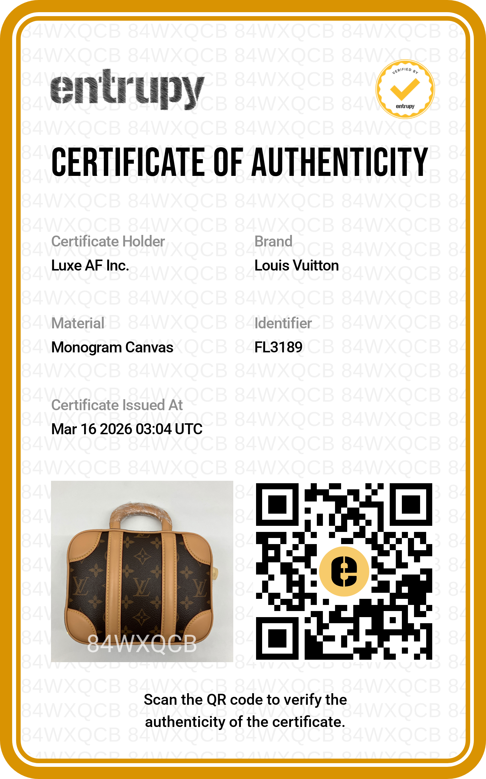 Louis Vuitton Valisette Monogram Shoulder Bag