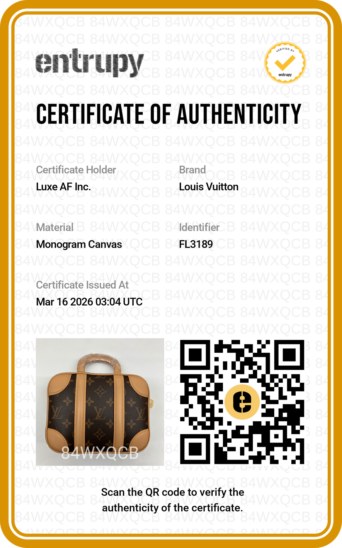Louis Vuitton Valisette Monogram Shoulder Bag