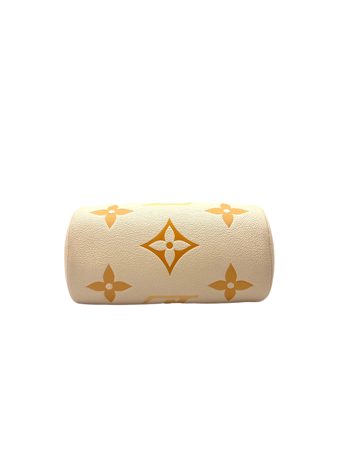 Louis Vuitton Papillon BB Beige Monogram Empreinte Leather Handle Bag With Pouch