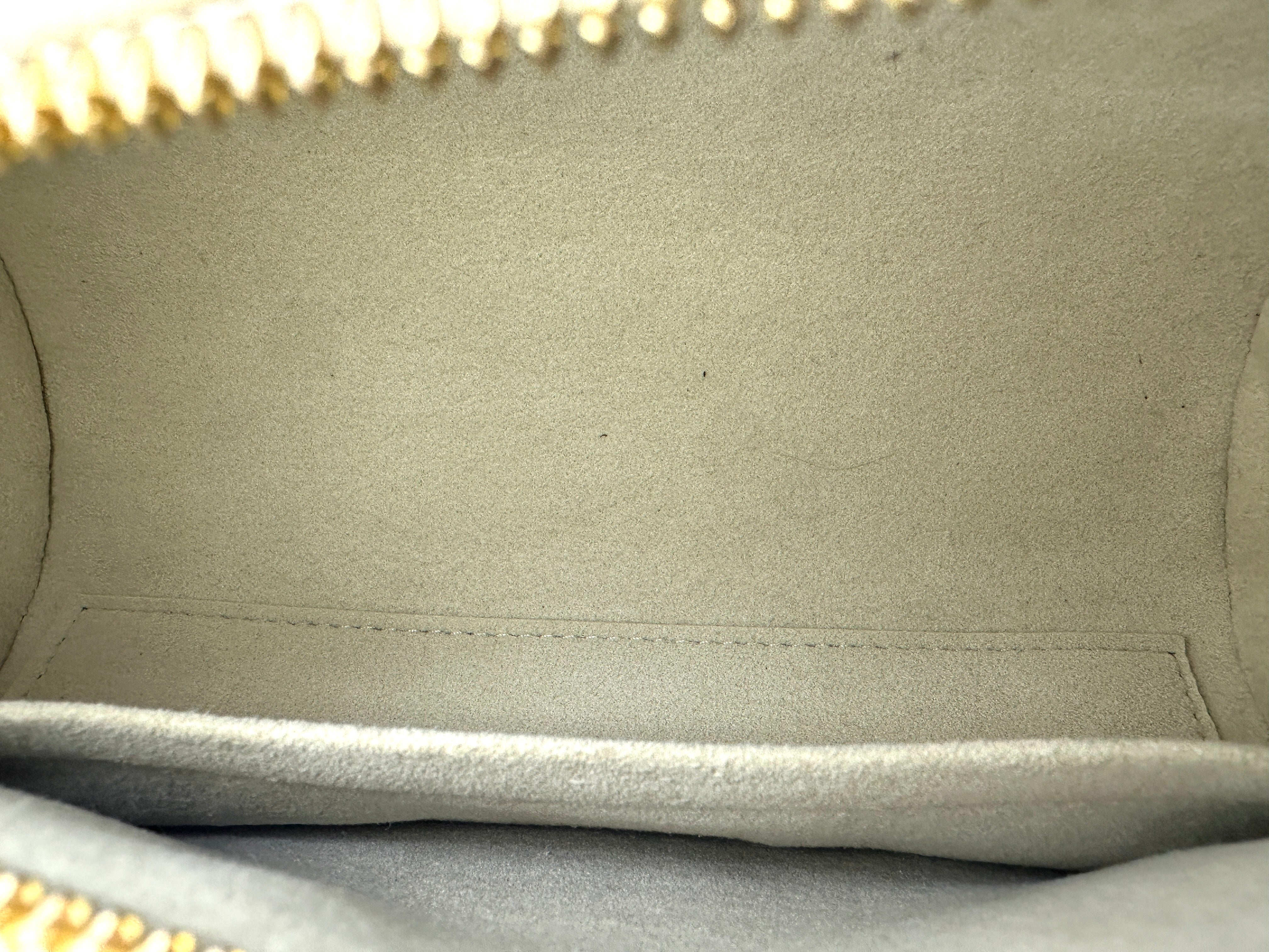 Louis Vuitton Papillon BB Beige Monogram Empreinte Leather Handle Bag With Pouch