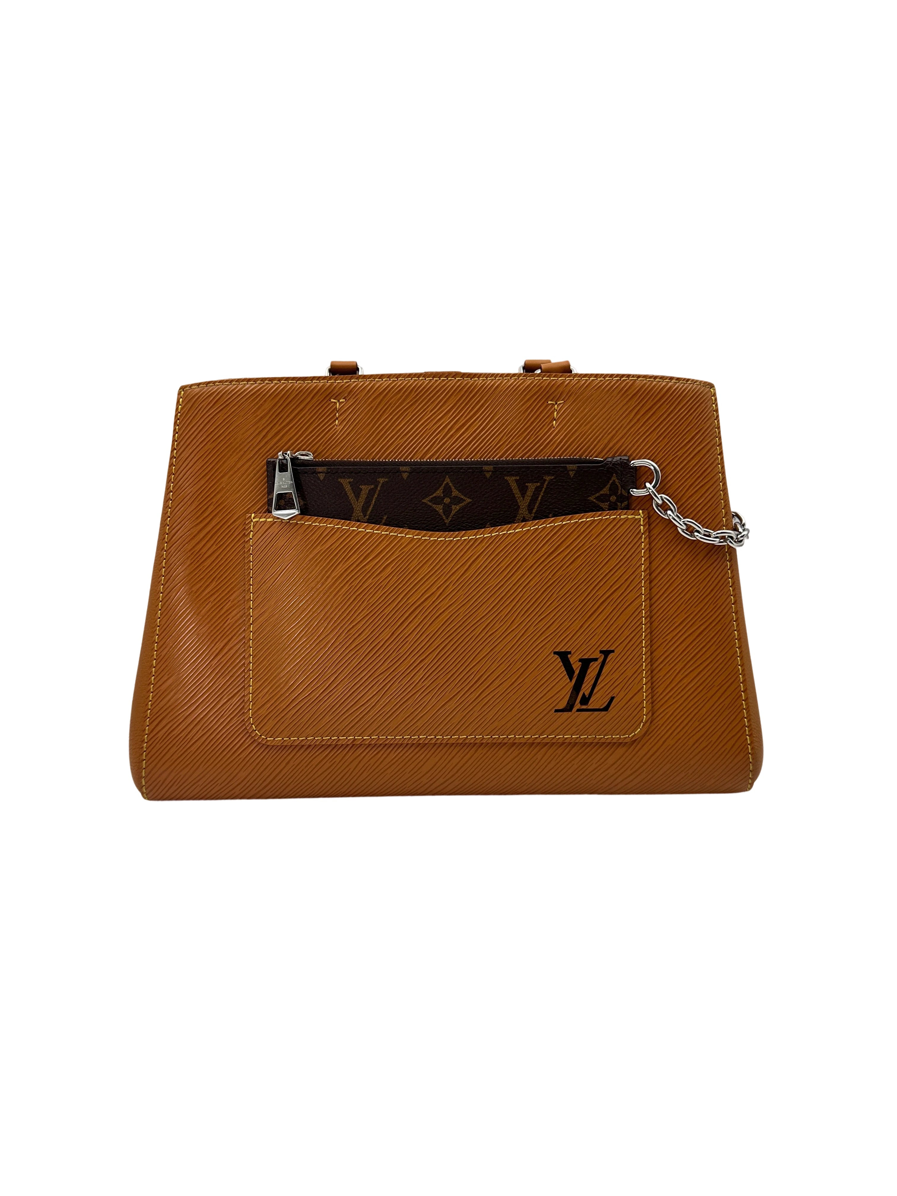 Louis Vuitton Marelle Caramel Epi Leather Shoulder Bag