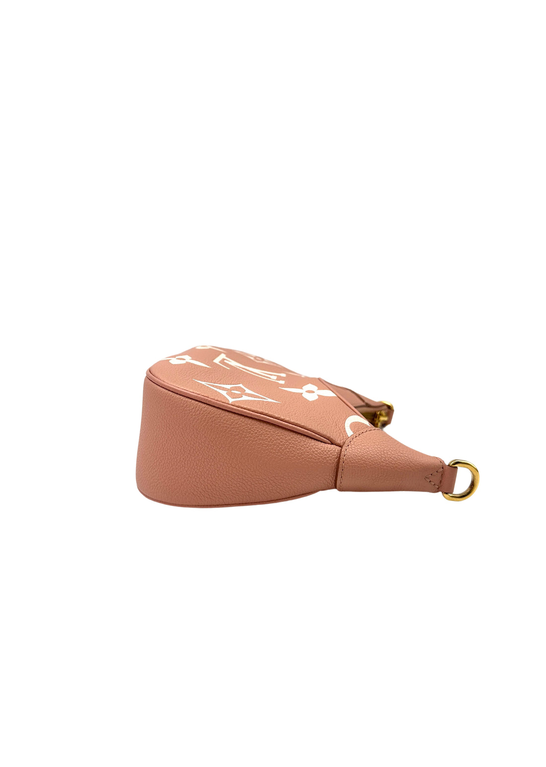 Louis Vuitton Bagatelle Pink/White Bicolor Monogram Empreinte Giant Leather Shoulder Bag