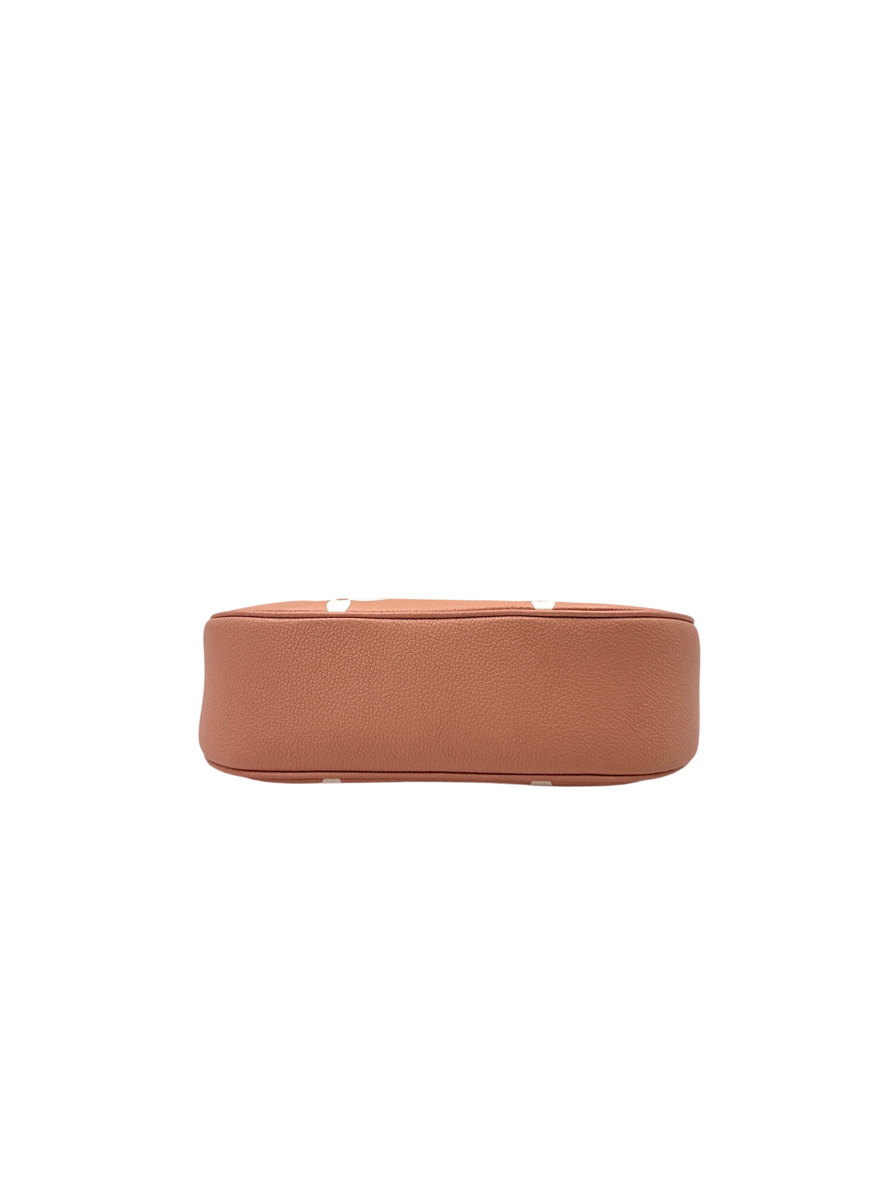 Louis Vuitton Bagatelle Pink/White Bicolor Monogram Empreinte Giant Leather Shoulder Bag