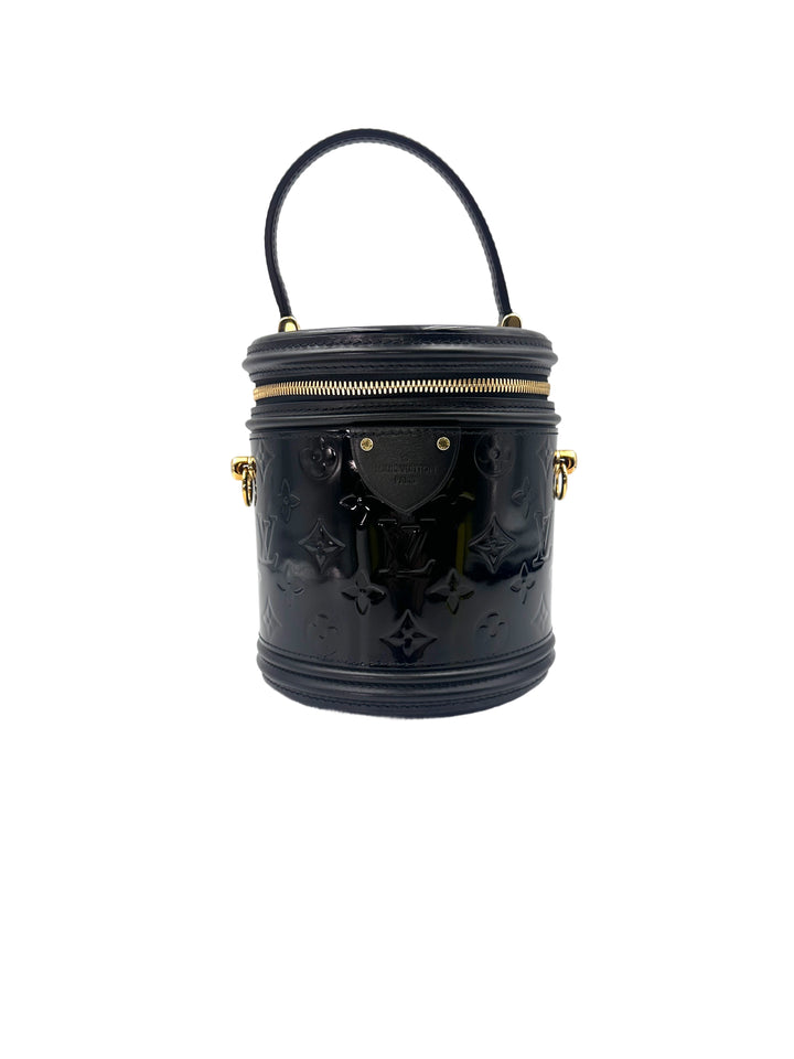 Louis Vuitton Black Magnetique Monogram Vernis Cannes Bag