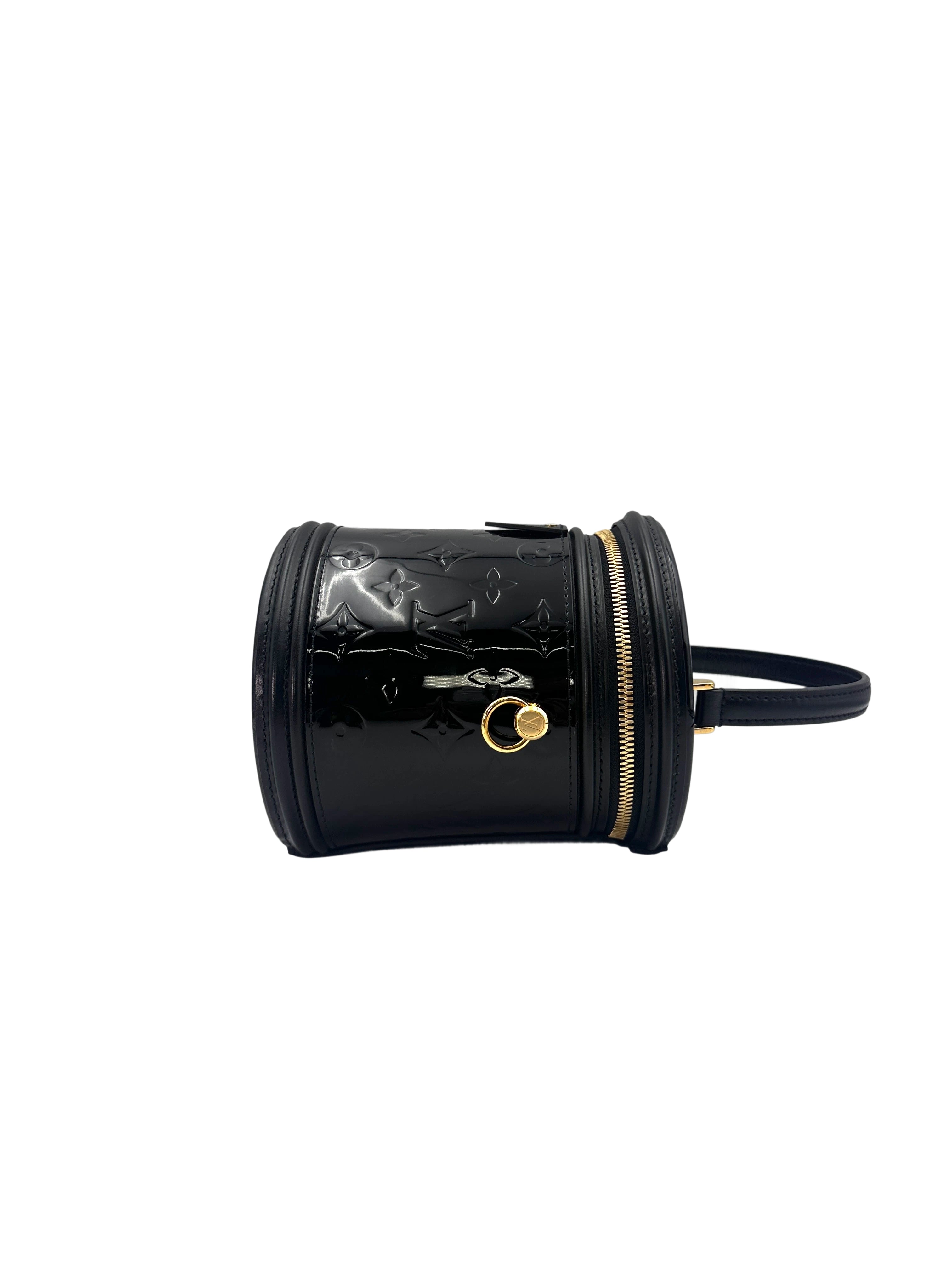 Louis Vuitton Black Magnetique Monogram Vernis Cannes Bag