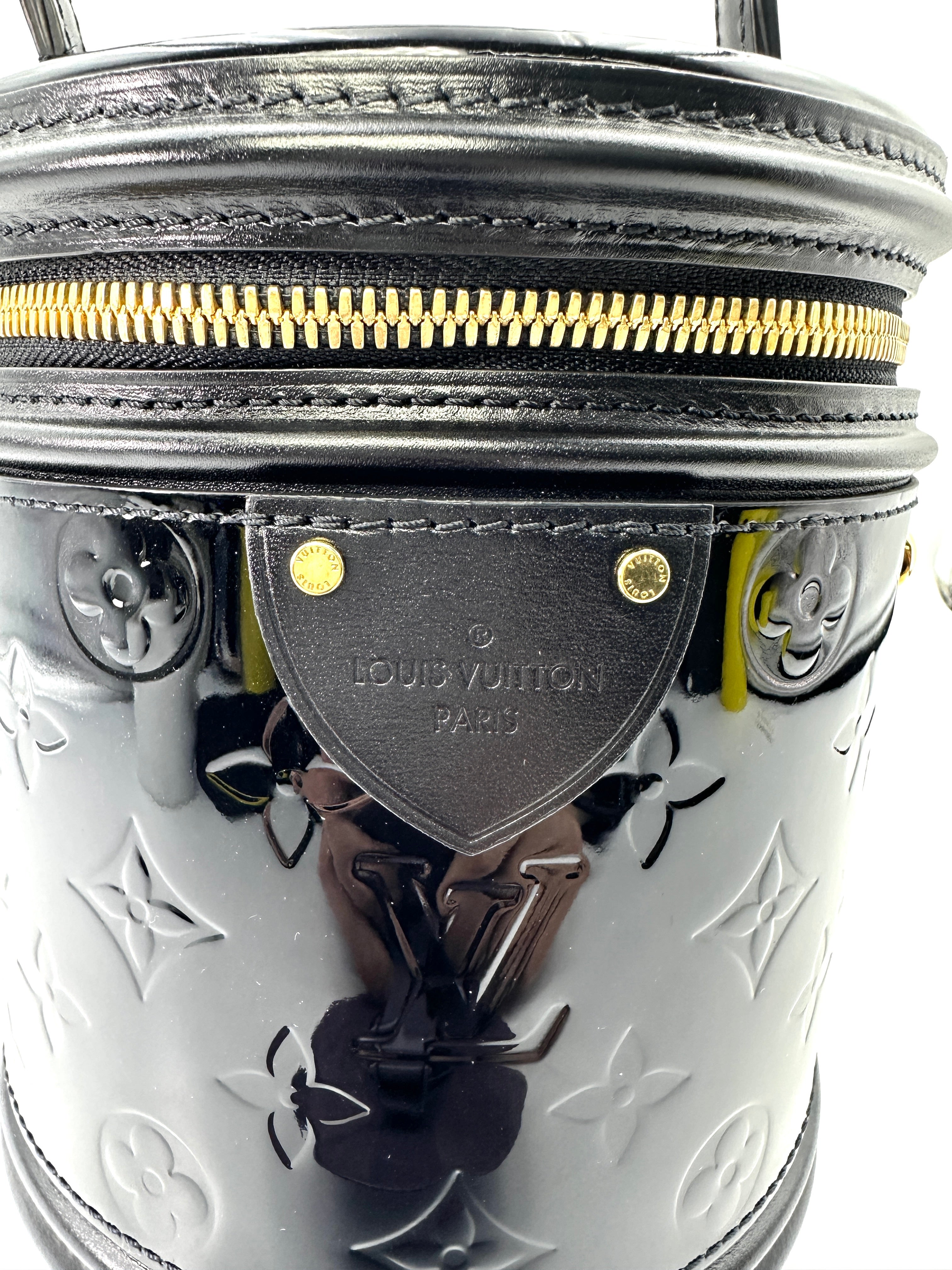 Louis Vuitton Black Magnetique Monogram Vernis Cannes Bag
