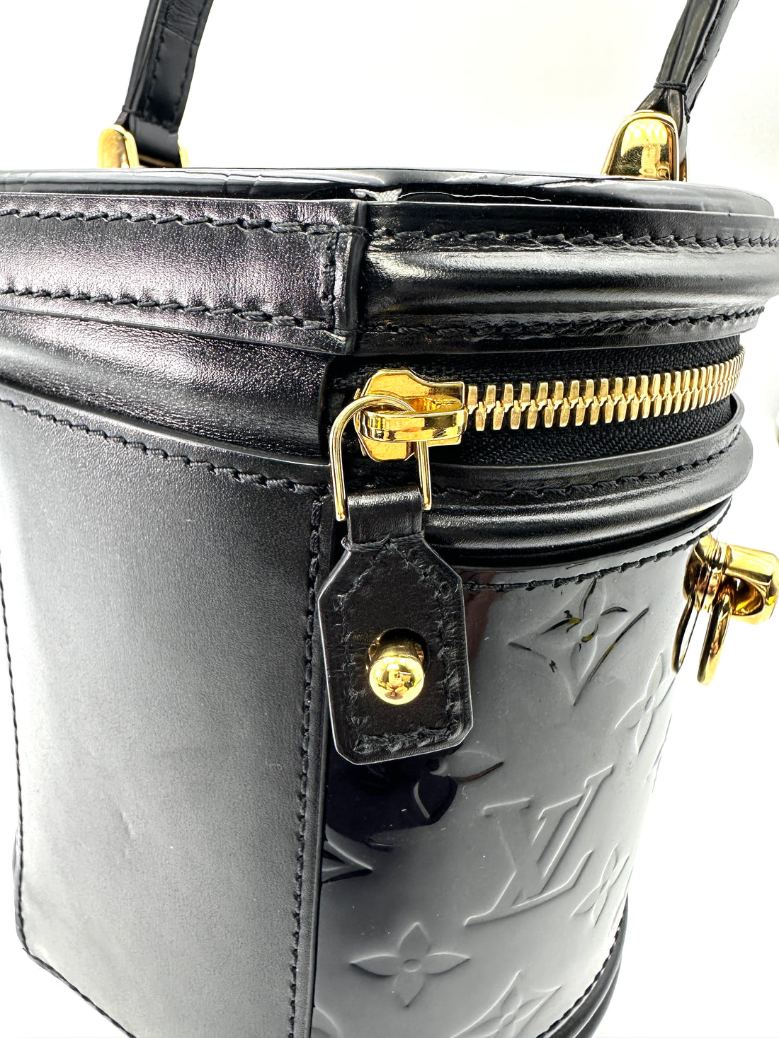 Louis Vuitton Black Magnetique Monogram Vernis Cannes Bag