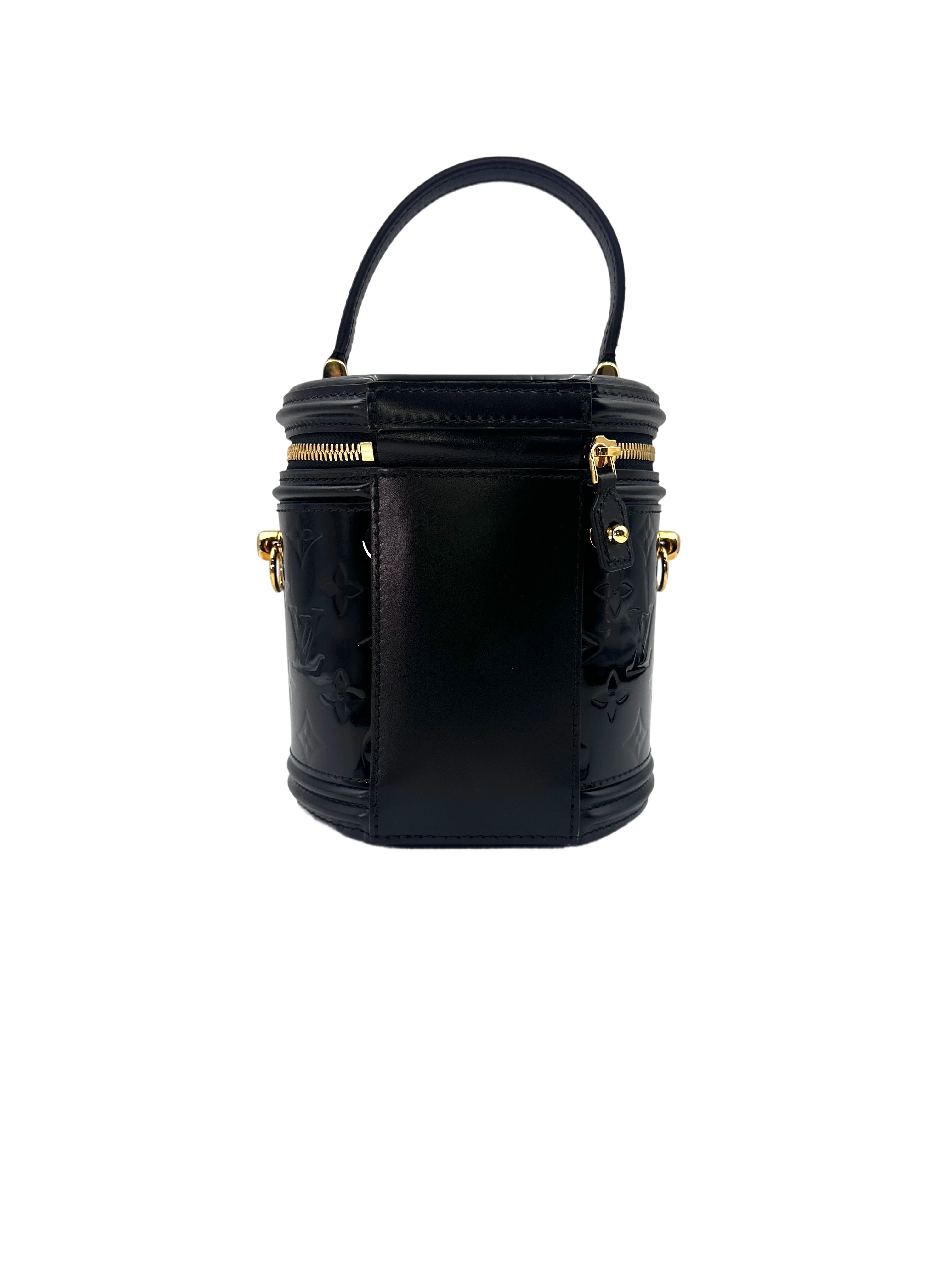 Louis Vuitton Black Magnetique Monogram Vernis Cannes Bag