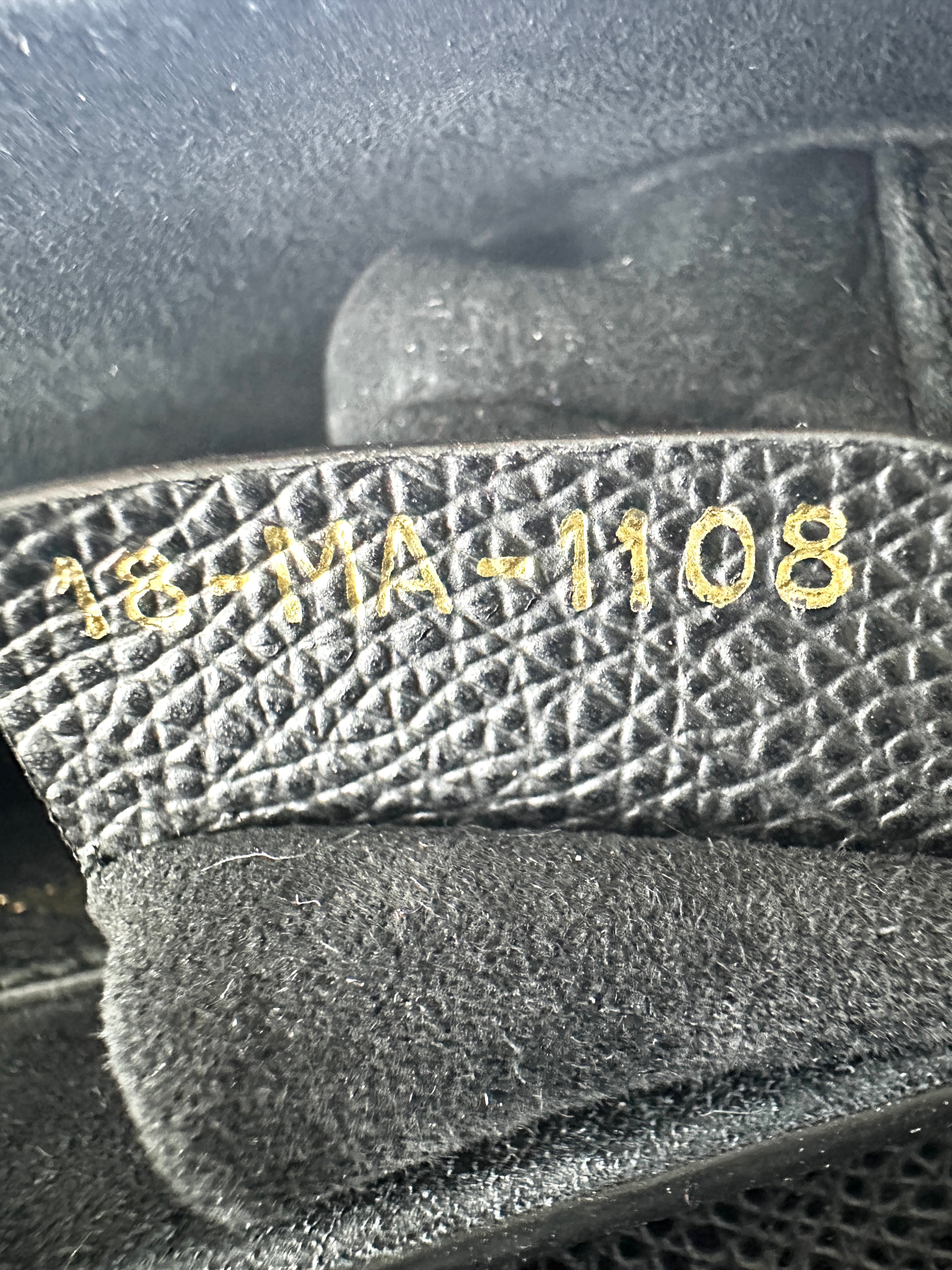 Christian Dior Black Leather Small Size Saddle Bag