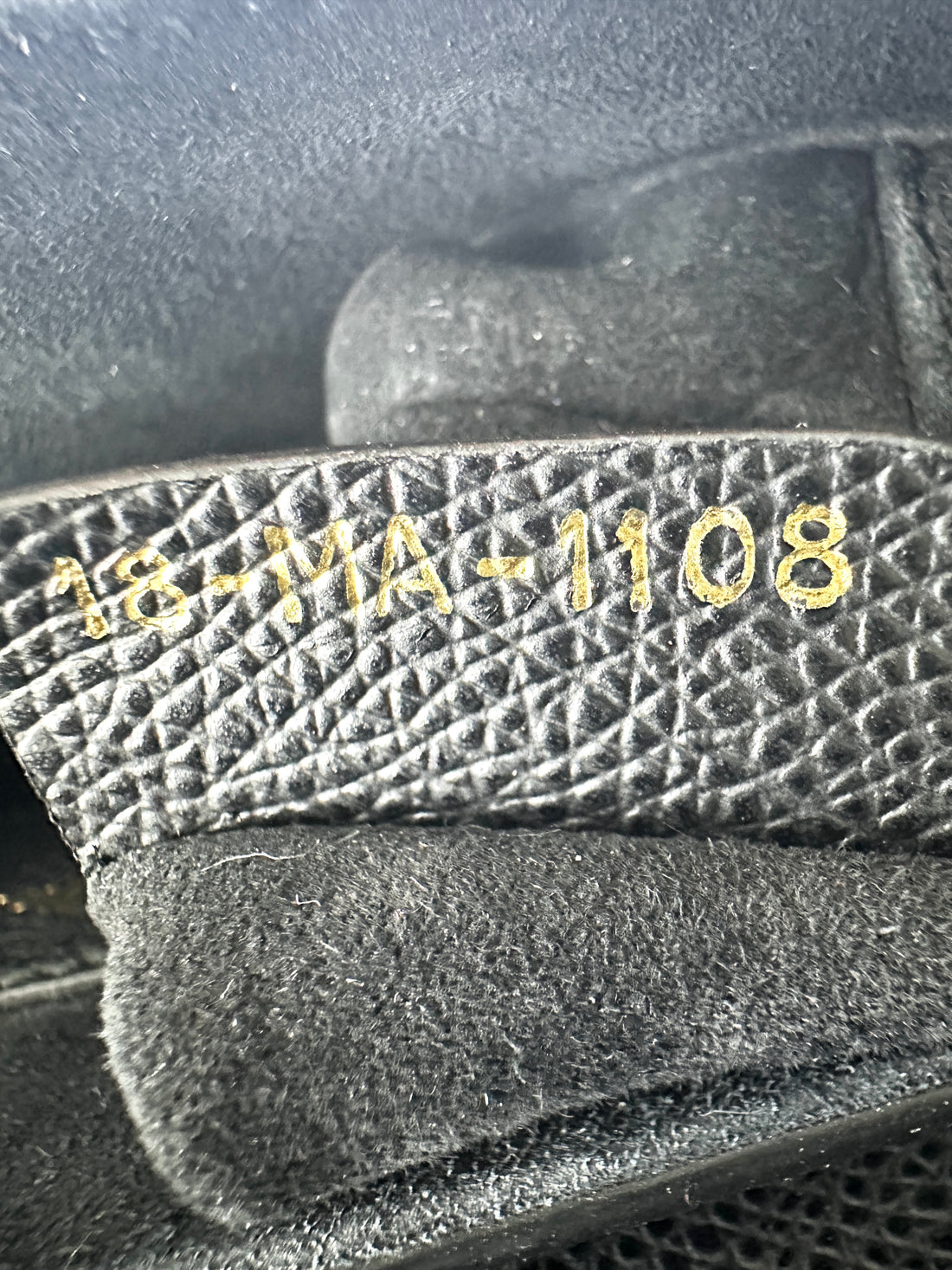 Christian Dior Black Leather Small Size Saddle Bag