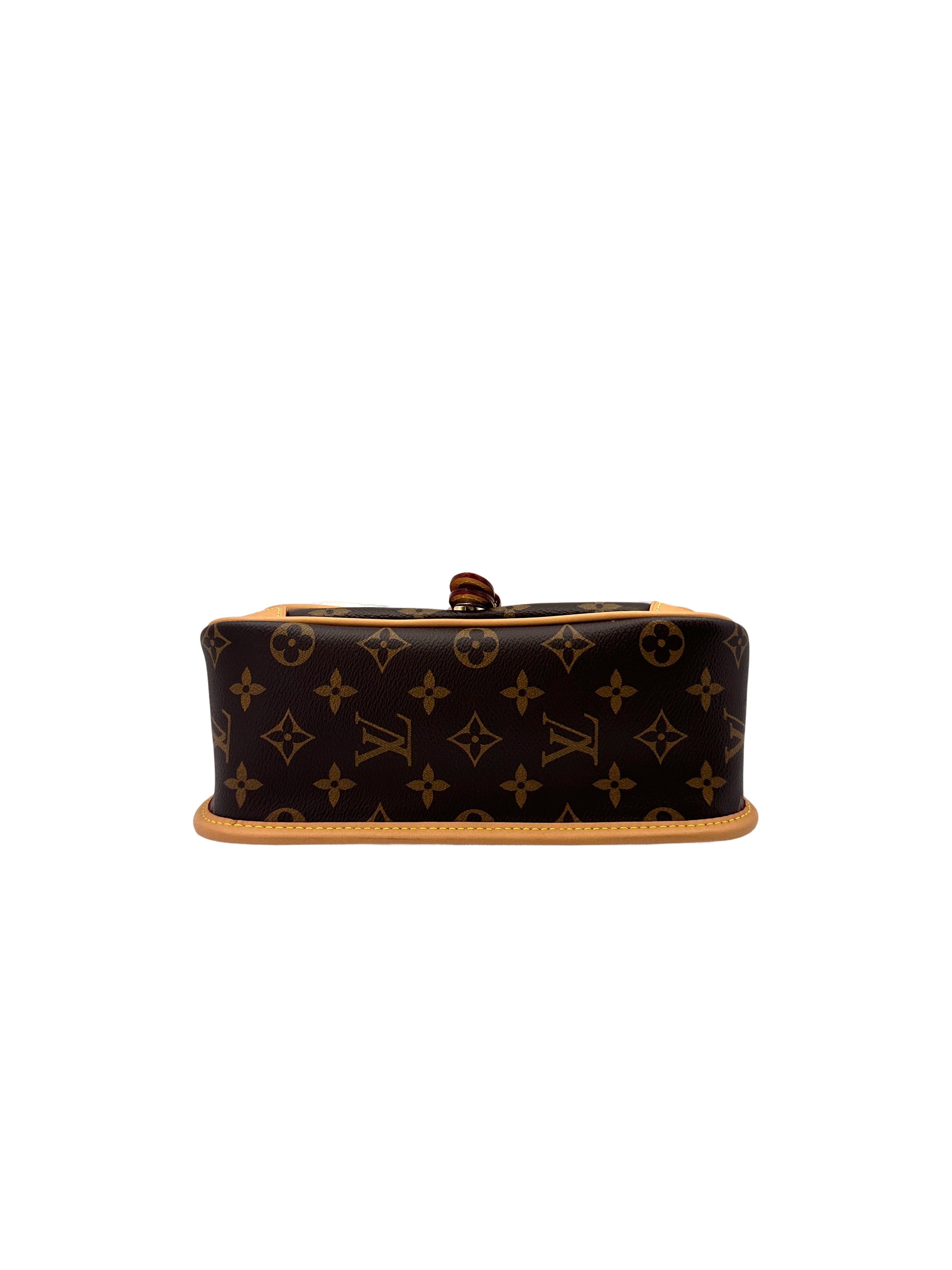 Louis Vuitton Cozygram Monogram Shearling Diane Shoulder Bag